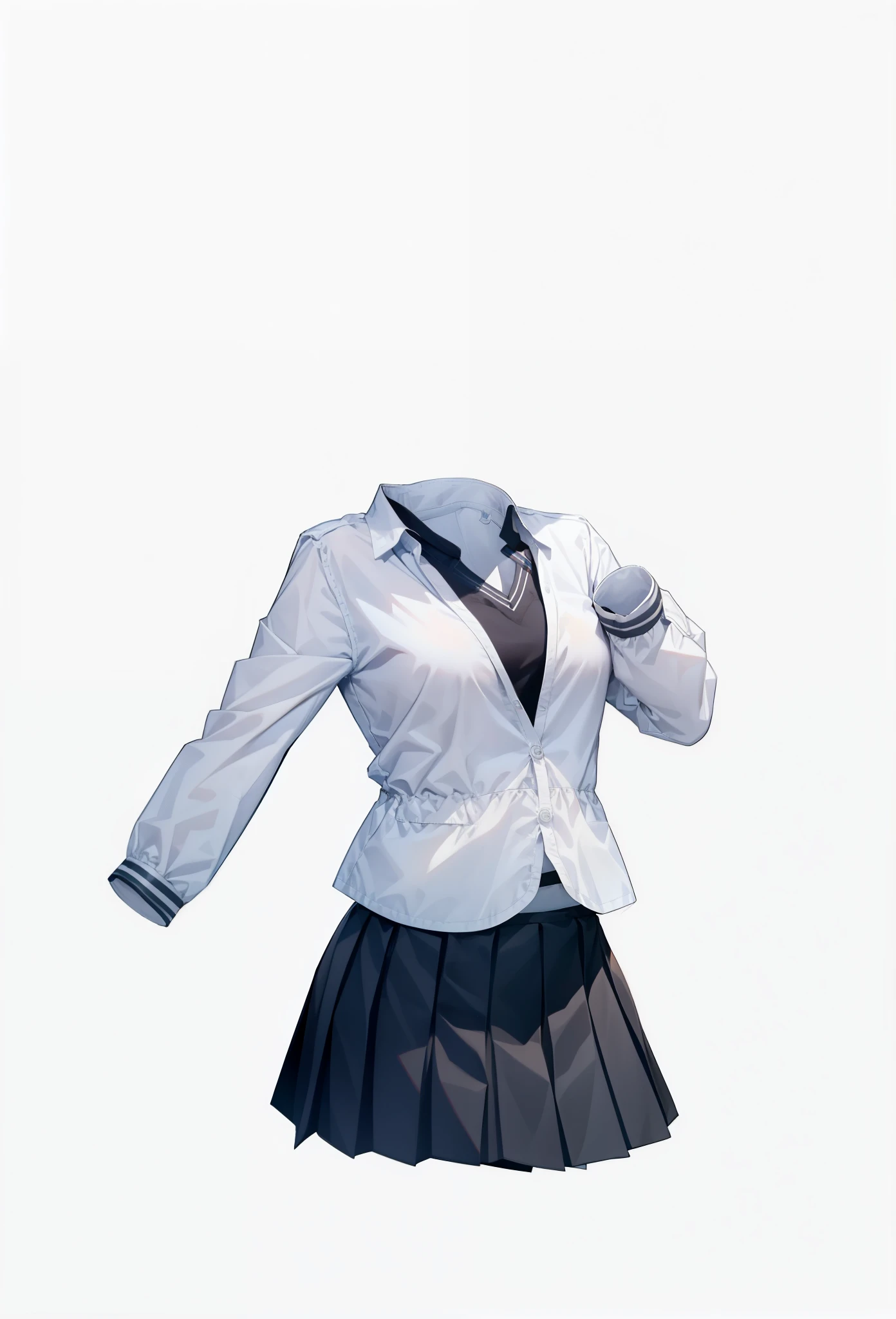 nobody, 1 girl, alone,Headless, no hands, No legs, There are no arms, No weapons, Simple background, bikini,Cowboy shooting,