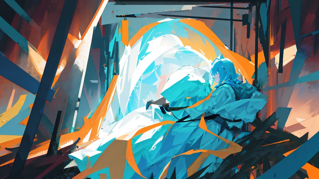 In the scene of a disappearing act, the character's form can be artfully conveyed through the use of skillful gradients. As the characters begin to fade away, colors transition from vibrant and bold to subtle and pastel, evoking a melancholic and mysterious feeling. Lights follow suit, their intensity dimming, while the shadows grow longer and darker, enveloping the characters in a gentle and ominous embrace. Gradient effects are most effectively used at high resolutions, allowing for intricate detail and the perfect blend of colors and shades to capture the essence of this enigmatic moment.

When creating an image of a disappearing character, the use of skillful gradients can