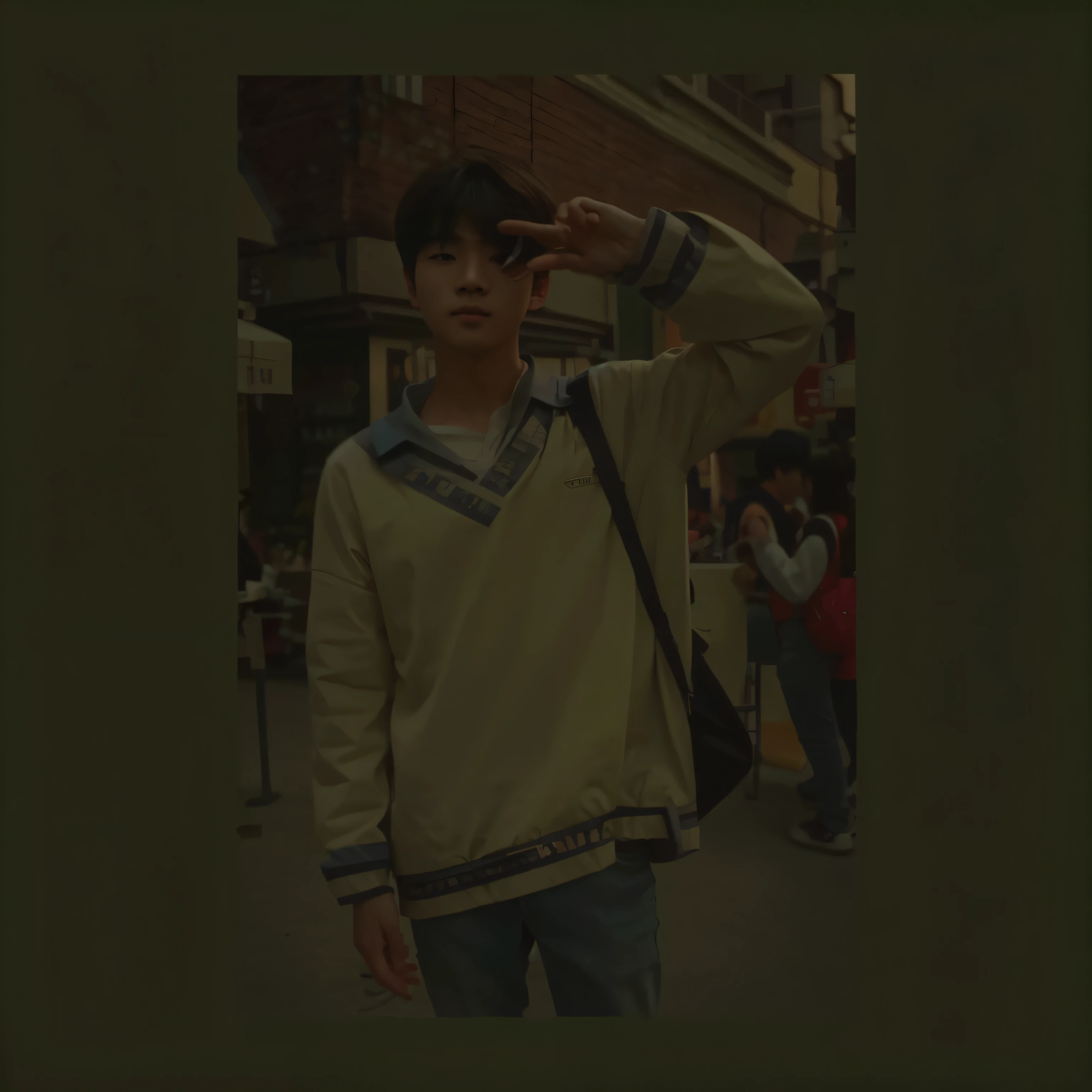 Cute Korean boy with beautiful editing high resolution 8K ultra realistic wallpaper