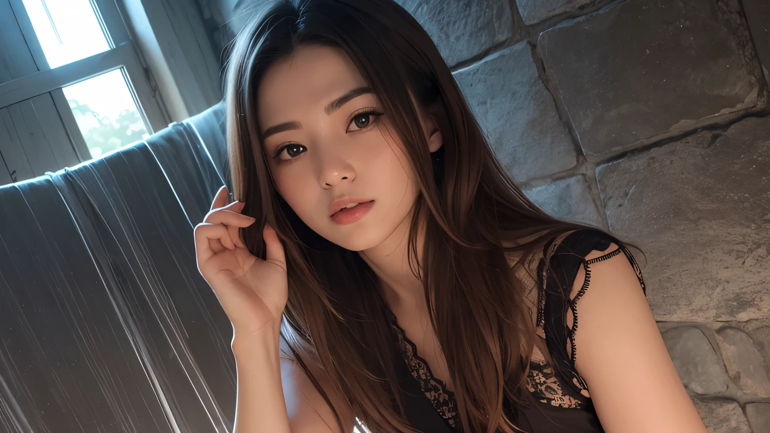 v