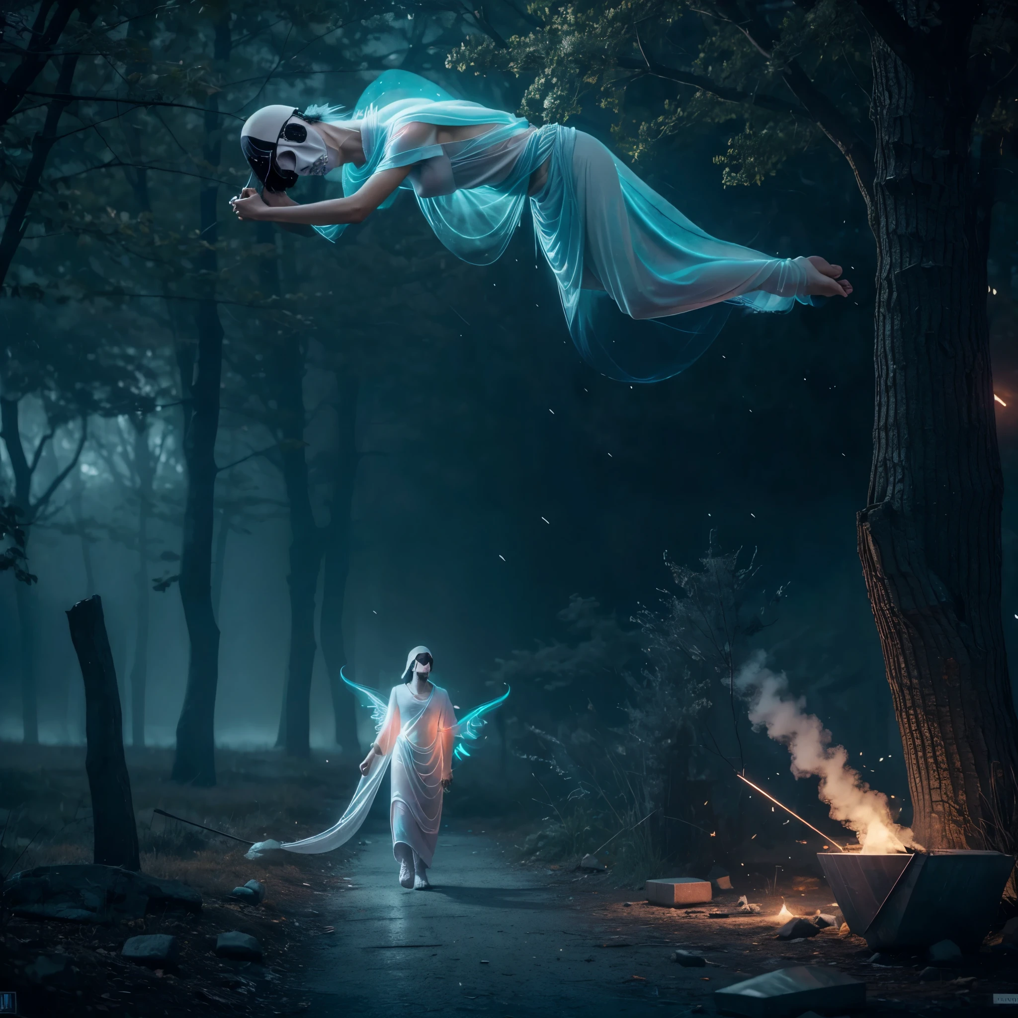 Random scene, (Ethereal Death:1.6), hyper realistic, 8k, vibrant colors, sharp image