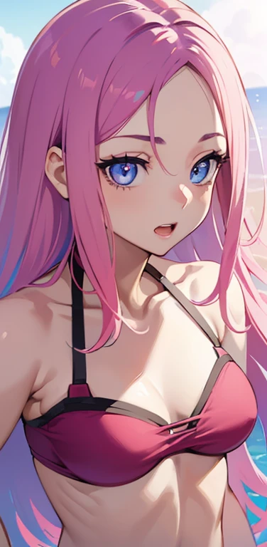 Jibril, upper body, blushed, perfect anatomy, detailed eyes, detailed lips, extremely detailed eyes and face, drooling, vivid colors, sharp focus, bra, masterpiece:1.2, ultra-detailed, evil and cruel.