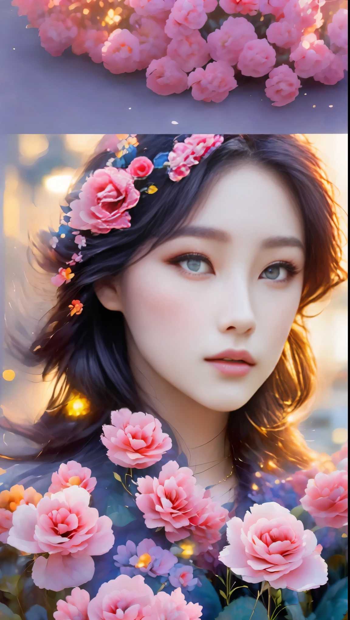 Psychedelic psychedelic artwork，Colorful birds and hearts, in core style, distorted image form, deep emerald and deep red, I can&#39;t believe how beautiful this is, precisionist lines, Mixes elements of reality and fantasy, Psychedelic pattern