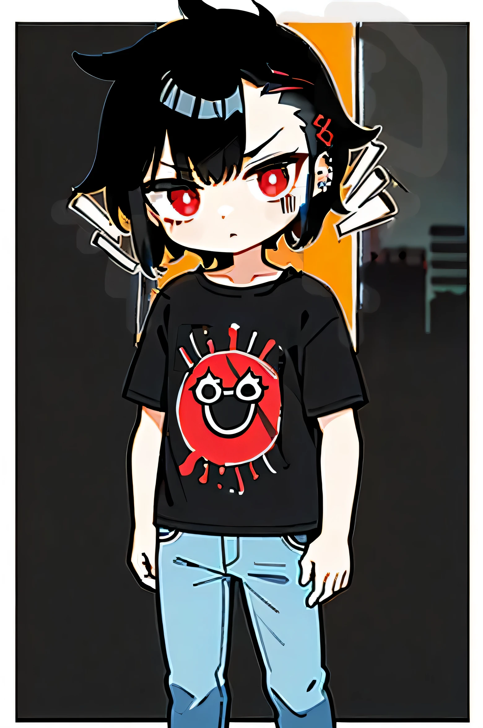 gray background