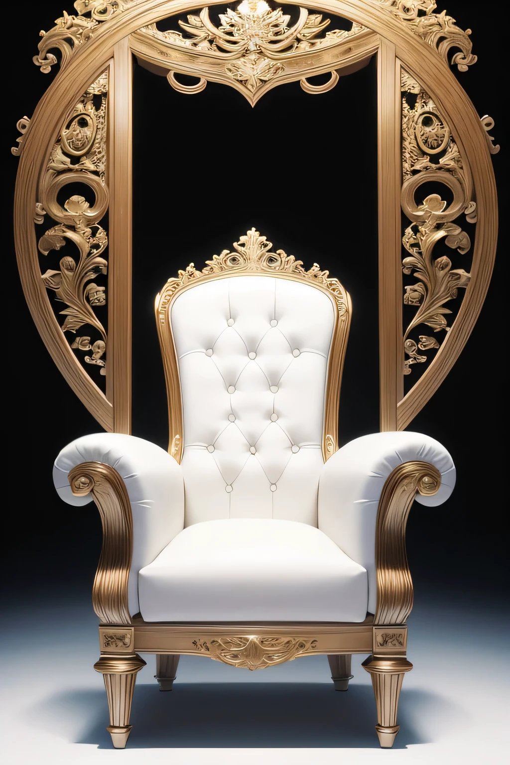 a chair, Throne, White backgrounds, 