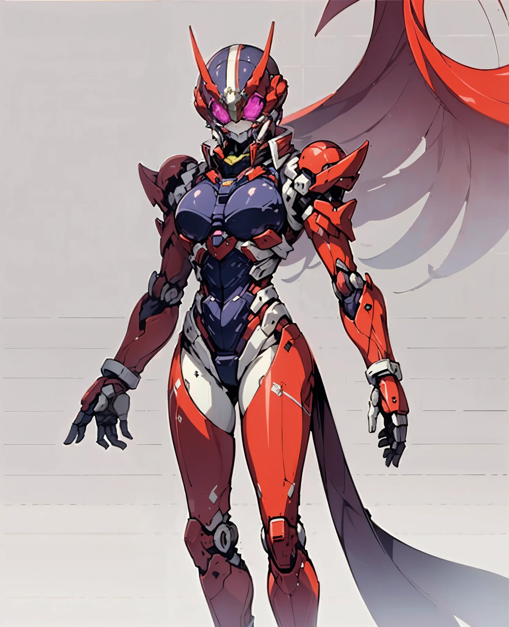 A woman adorned in fantasy-style full-body armor, a crown-concept fully enclosed helmet that unveils only her eyes, a composite layered chest plate, fully encompassing shoulder and hand guards, a lightweight waist armor, form-fitting shin guards, the overall design is heavy-duty yet flexible, (the armor gleams with a golden glow, complemented by red and blue accents), exhibiting a noble aura, she floats above a fantasy-surreal high-tech city, this character embodies a finely crafted fantasy-surreal style armored hero in anime style, exquisite and mature manga art style, (Queen Bee Concept Armor, plasma, blood), ((Element, bio mecha, long legs, elegant, goddess, femminine:1.5)), metallic, high definition, best quality, highres, ultra-detailed, ultra-fine painting, extremely delicate, professional, anatomically correct, symmetrical face, extremely detailed eyes and face, high quality eyes, creativity, RAW photo, UHD, 32k, Natural light, cinematic lighting, masterpiece-anatomy-perfect, masterpiece:1.5
