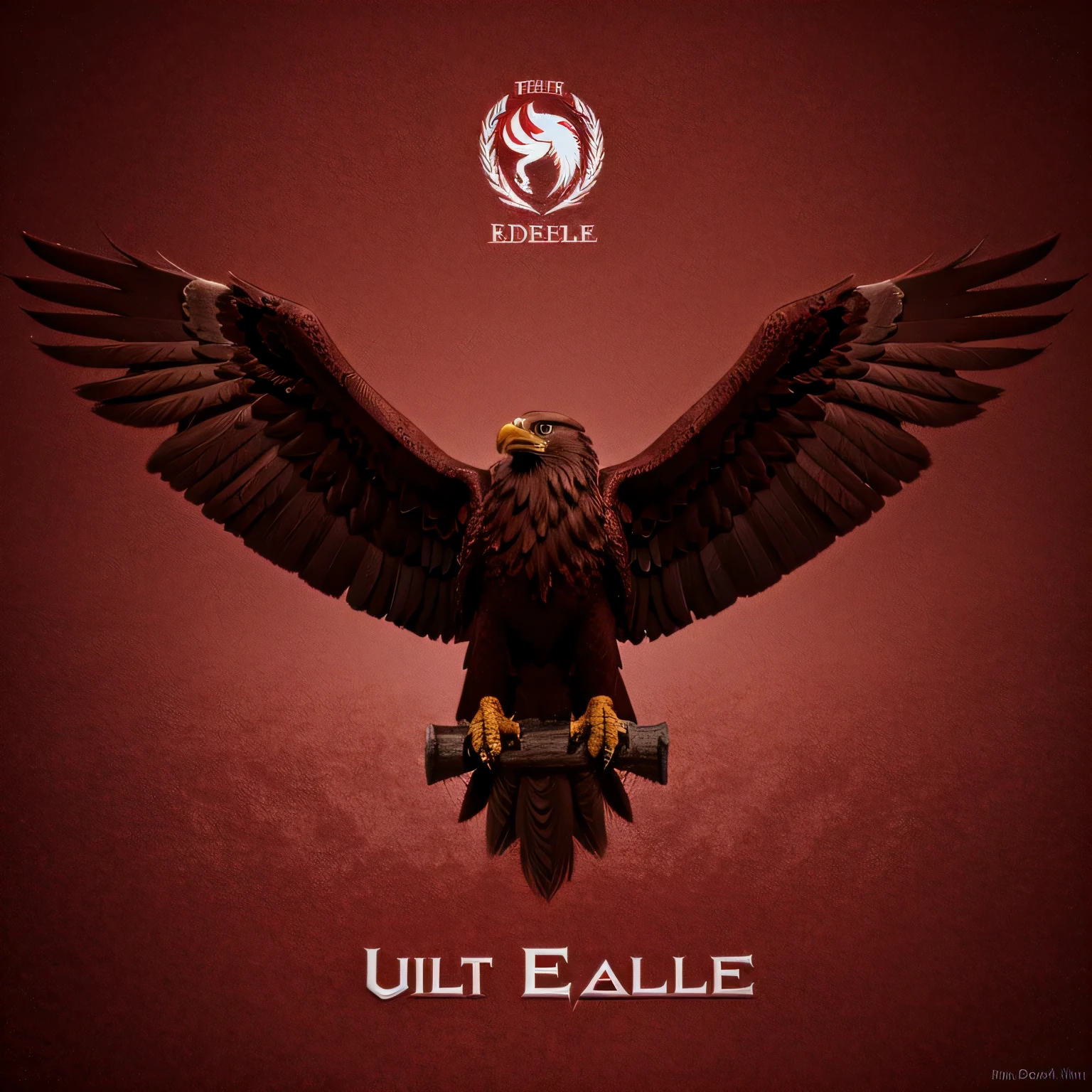 red eagle, logo, ultra detailed, hight quality, no text