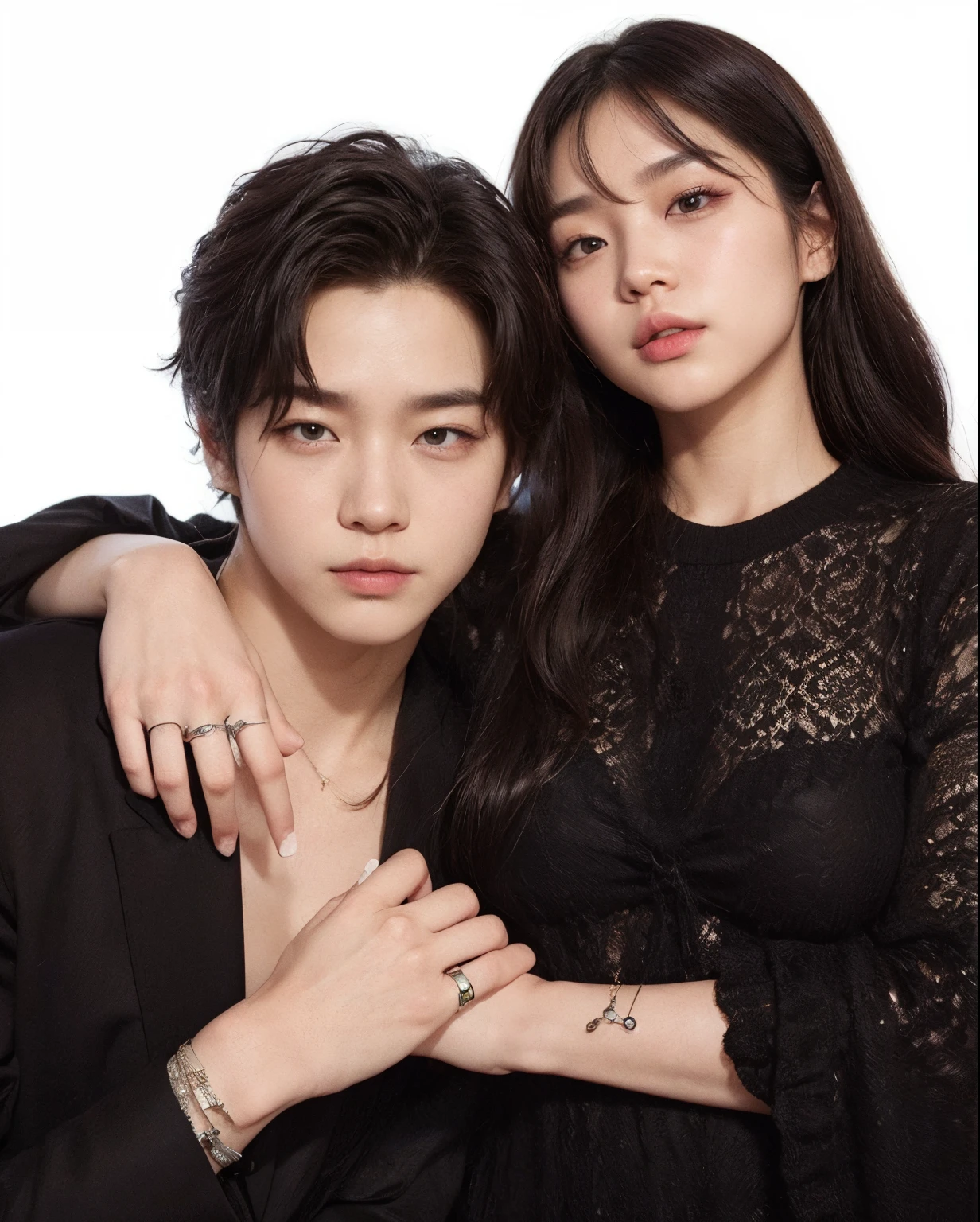 Kim Taehyung and Jennie Kim