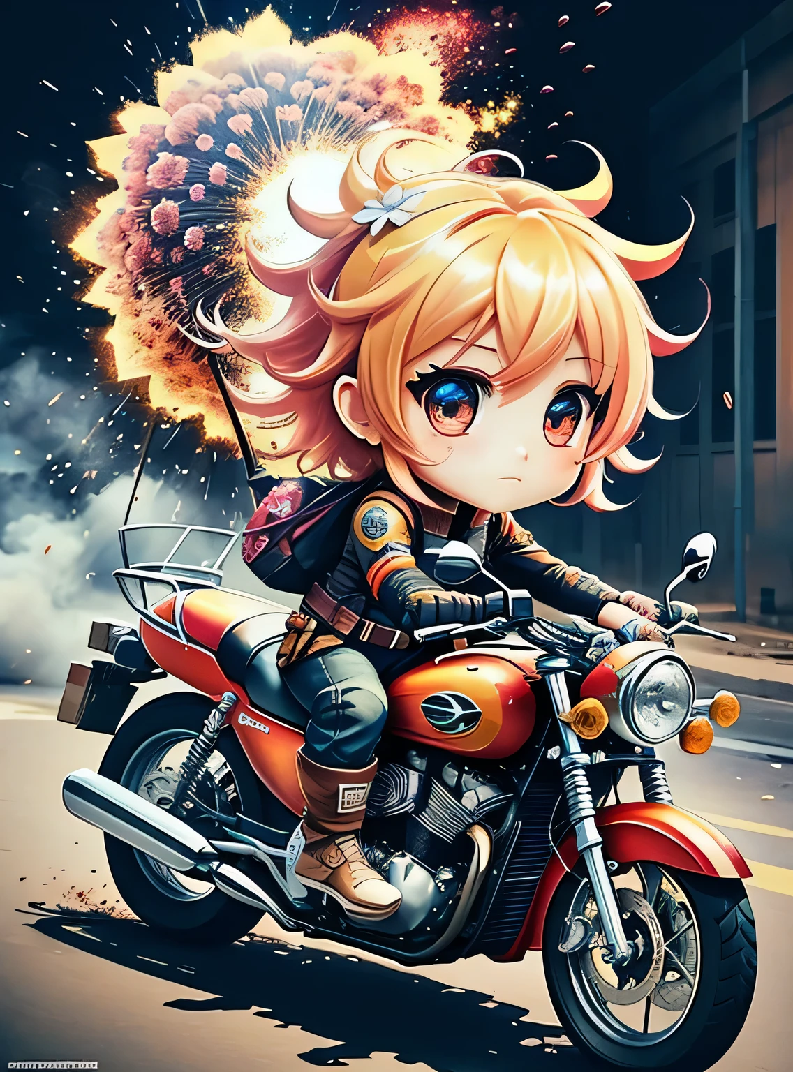 motocicleta,flor,personagem,Chibi,Real,arte, blast,
Yang08k, fotografia, Lindo, colorida,Realistic,
obras-primas, maximum quality, melhor qualidade, arte oficiale, Lindo and aesthetic,
