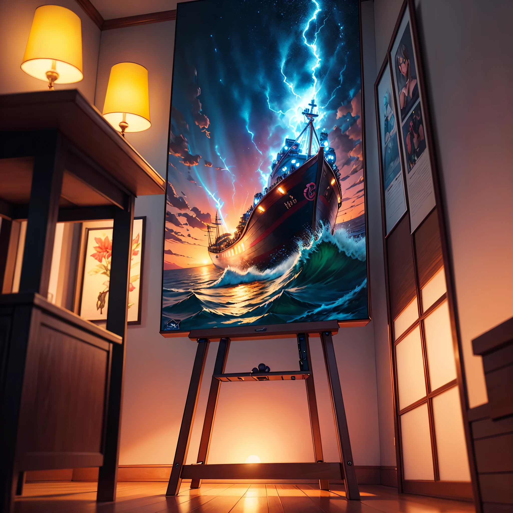 Galaxy Stars galaxycolor spacious Nebula starry_sky hyper moonset panoramic moonrise epic moonshine ((Real picture((Oil paints ))Landscape painting,acrycle painting,Brush strokes,With unparalleled realism,ultrawide,ominous skies,Sail ships,Wooden boats,Lotus,Huge waves,Starry night,Harry Potter,voluminetric lighting,Clearing,Realistic,james gurney,art stations,((Paint with oil painting))) ) unrealengine5 ultra Cinamatic_sunlight ultra_high-definition River deep path equirectangular boat ultra_high-resolution waves meticulously intricate analogique ultra_Pro-photo-realistic ultra_high-quality ultra_high-details optimal accurate cgi vfx sfx reflex 3dcg max radiant vivid color-coded extreme improved Octane_rendered UHD XT3 DSLR HDR romm rgb pbr 3dcg fxaa blay fkaa txaa rtx ssao enhanced ultra_sharpness Will-o'-the-wisp symmetrical dazzling monarch flowering butterfly floraison reflection moonlight luminescence volumetric lightning contrast global illumination saturate incandescent Crystalline moondrop varied multi etc. --v 6 --s 1000 --c 20 --q 20 --chaos 100