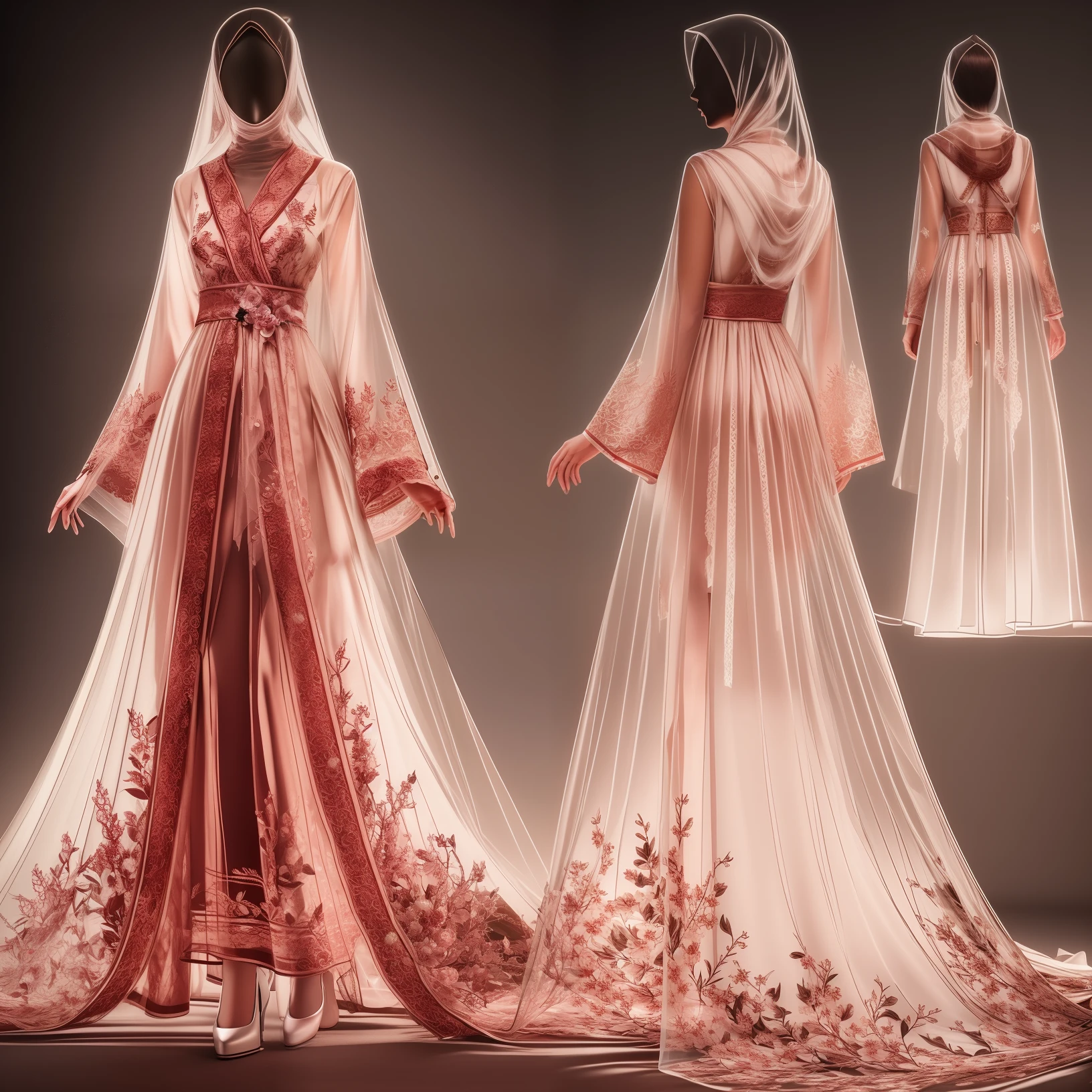 Beautiful slavic woman full-length dressed in transparent angelic robe, angelic, perfect makeup, beautiful, colorful, photorealistic, realistic, surface detail, motion blur, cinematic