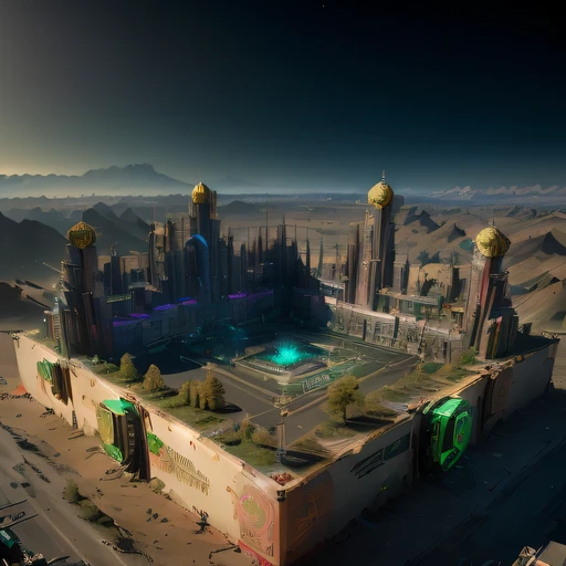 2658年Lunar soil realistic model, (bifurcation, original photo, best quality, masterpiece:1.4),SteampunkCyberpunk6820 City,(CyberpunkLunar soil light:1.3), Lunar soil (related to land),(in a great nature box:1.3),Isometric, great nature, landscape on foundation,landscape,