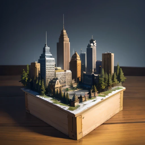 公元前2658年Lunar soil realistic model, (bifurcation, original photo, best quality, masterpiece:1.4),SteampunkCyberpunk6820 City,(CyberpunkLunar soil light:1.3), Lunar soil (related to land),(in a great nature box:1.3),Isometric, great nature, landscape on foundation,landscape,