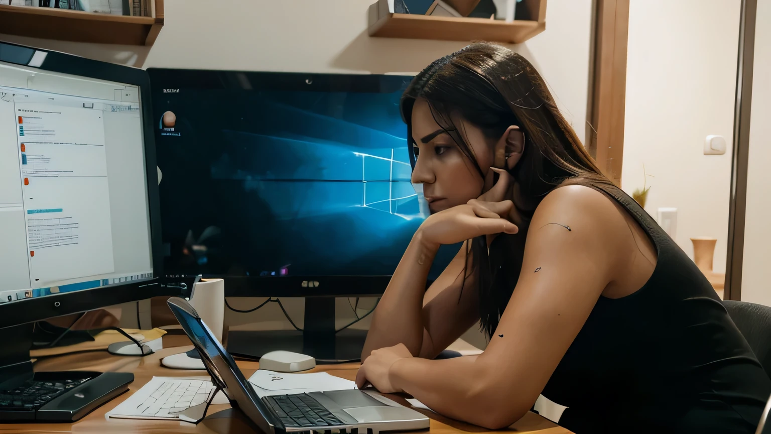 Muestra una computadora lenta y con problemas