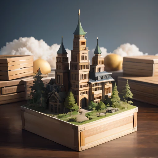 公元前2658年Lunar soil realistic model, (bifurcation, original photo, best quality, masterpiece:1.4),SteampunkCyberpunk6820 City,(CyberpunkLunar soil light:1.3), Lunar soil (related to land),(in a great nature box:1.3),Isometric, great nature, landscape on foundation,landscape,
