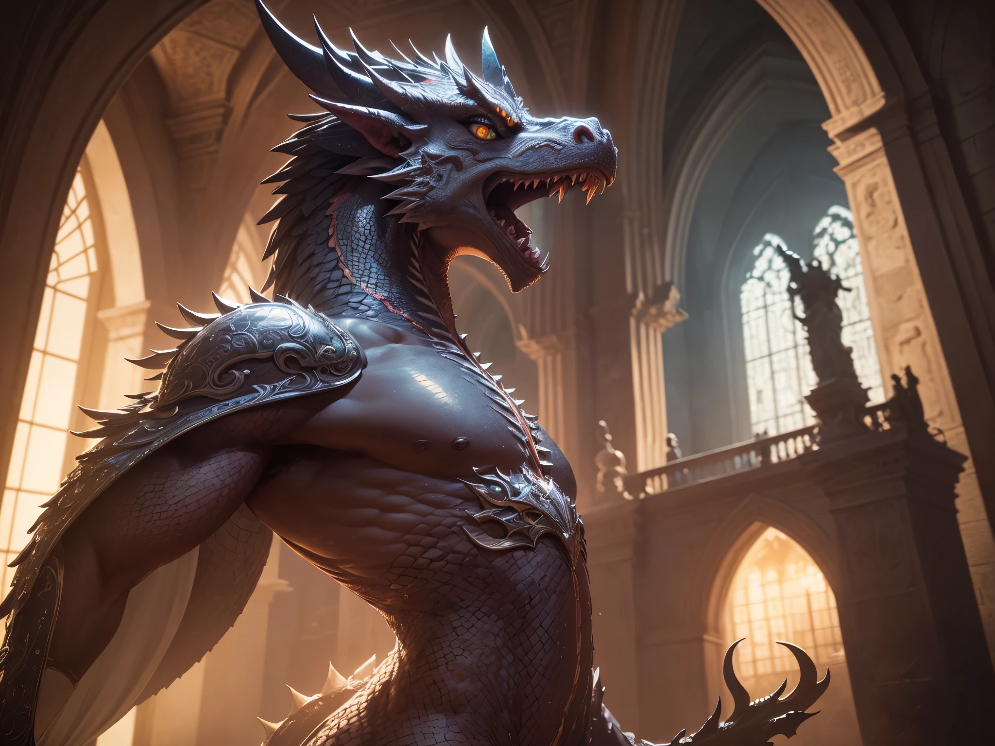 hyper-detailed masterpiece:1.5), (beautifuly intricate:1.5), (best quality:1.5), (aesthetic + beautiful + harmonic:1.5), (hyper-detailed face, hyper-detailed eyes, hyper-detailed mouth, hyper-detailed body, hyper-detailed hands, hyper-detailed clothes, and hyper-detailed scenery:1.5),Warrior, Medieval, fire sword, full body armor, fighting dragon in a tower, detailed, good colors and anatomy. Renaissance