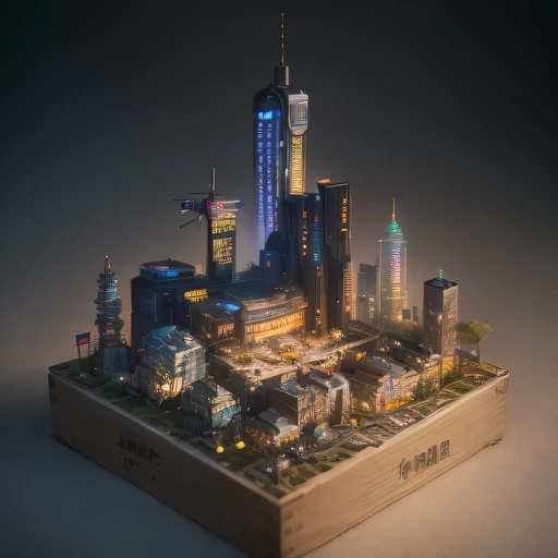 26558年Lunar soil realistic model, (bifurcation, original photo, best quality, masterpiece:1.4),SteampunkCyberpunk6820 City,(CyberpunkLunar soil light:1.3), Lunar soil (related to land),(in a small nature box:1.3),Isometric, small nature, landscape on foundation,landscape,