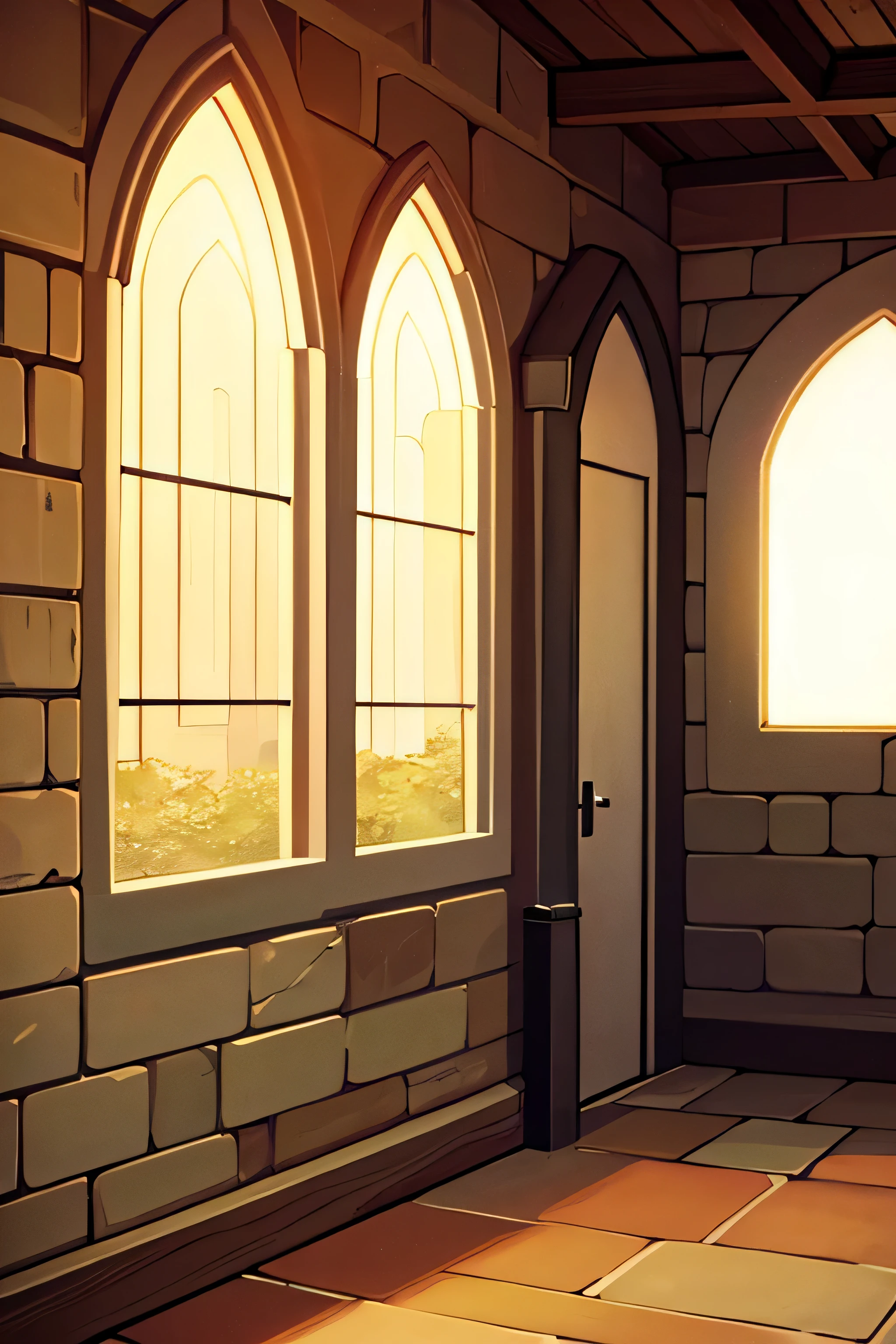 Characterless, muro, interior, Castillo medieval