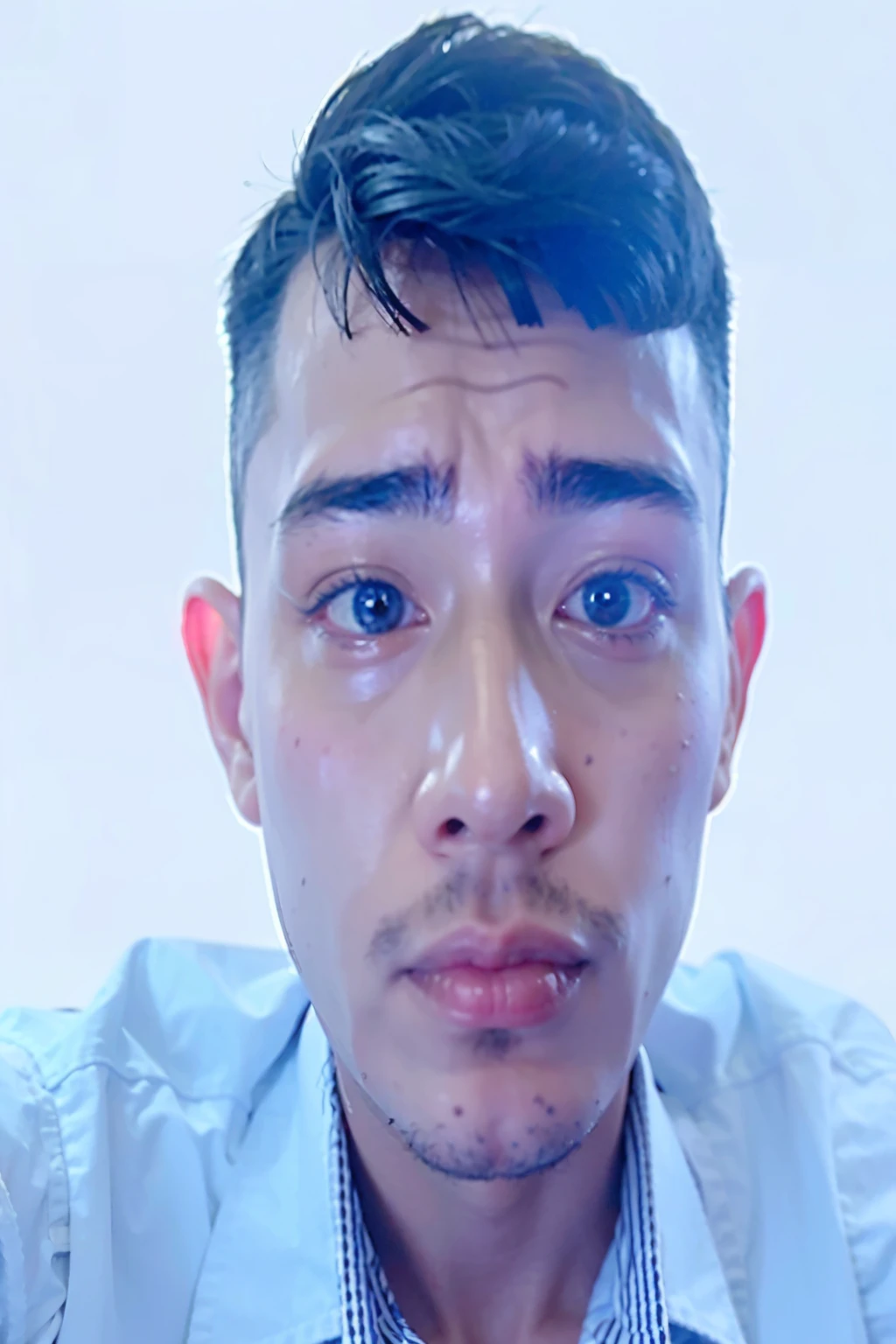 there is a man that is wearing a white shirt and tie, nivanh chanthara, with accurate face, ramil sunga, student, by Abidin Dino, ayan nag, 18 years old, raden saleh, picture, front profile!!!!, facebook profile picture, 1 6 years old, mohamed chahin, south east asian with round face