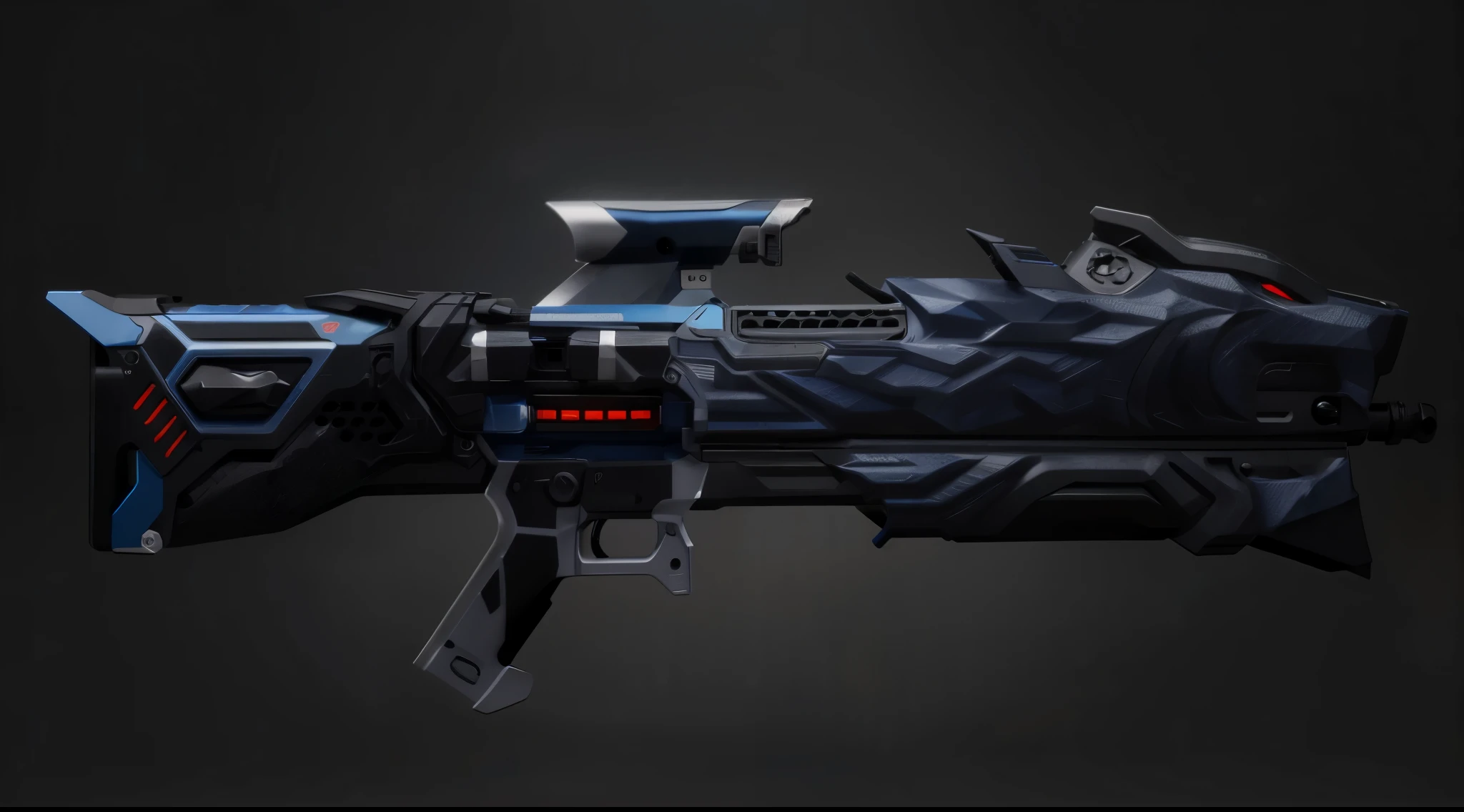 Utx-15 Ultimate, gun, color blue with white 