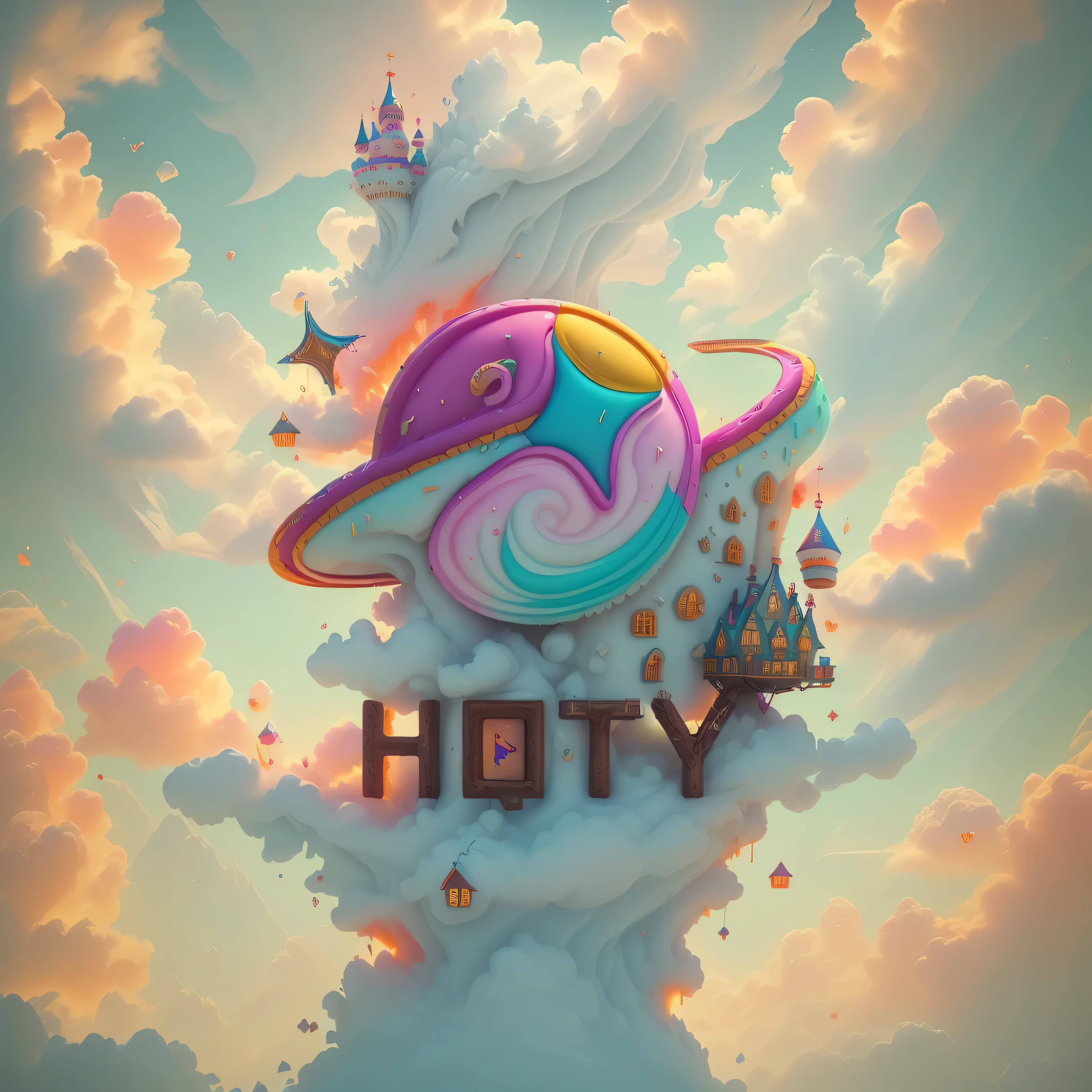 (F/2.4:1.2) (charming:1.3) (hapiness:1.2) (rich and colorful:1.2) (Full of energy:1.2) (vivid:1.2) (a Funny crooked castle 🏰 made with donuts:1.3) (lollipop:1.2) (tilt:1.2) (Sweet) (masterpiece) (cartoony lighting) (Toon shading:1.2) (Wallpaper phone) (Ultra high detail) (Unreal Engine 5) (confetti:1.3) (soft cartoon cloud:1.2)