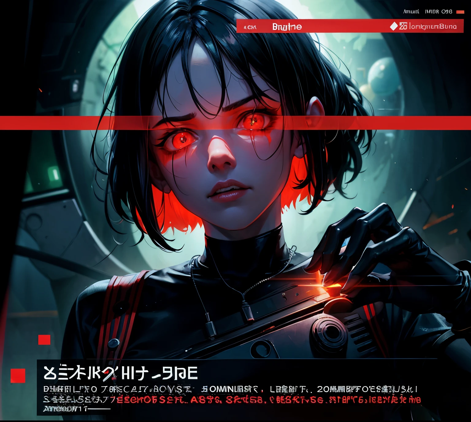 there is a man with a red headband and a red light on his face, brute, pus, beeple rendering, beeple style, beeple |, beeple and jean giraud, guide, beeple and greg rutkowski, by Sergio Burzi, bust, beeple!!, sap, subsurface scattering skin, scumbled, space marin