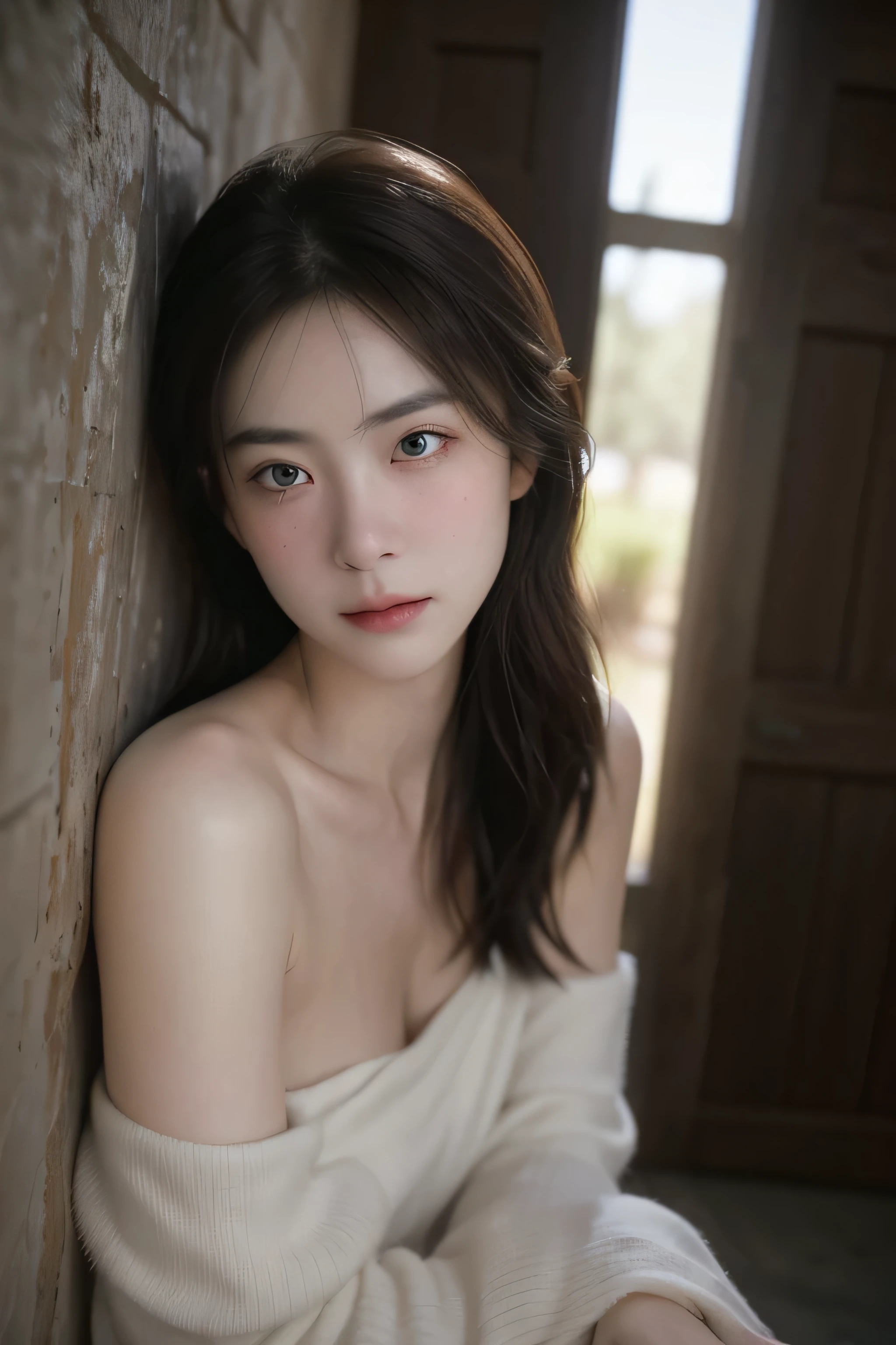 (2 pure Japanese girl,), (Small breasts:1.5,),(Moles on the left side of the neck and the right side of the chest:1.5),(solo,,Textured skin, Detailed skin,Detailed face,Detailed eyes,detailed posing,Natural eyebrows,Sparkling Eyes,High detail, Highest quality, Super detailed, Surrealism, ,8k,RAW Photos,Photographicism,Professional Lighting,Ray Tracing,Portrait Photography,Natural Light),(((Black Hair, Natural Makeup,Simple earrings, Low bun hairstyle,))),(((camp site,Bell-shaped tent,Outside the tent)))