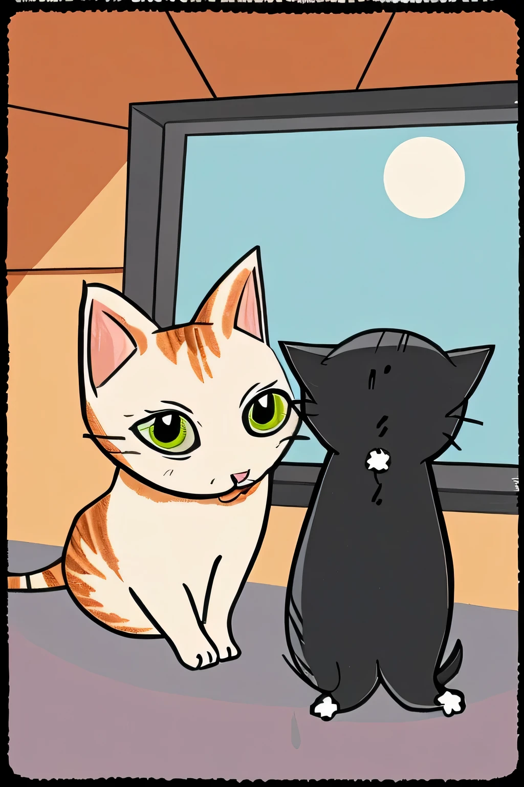 Cat anime An illustration 子Cat