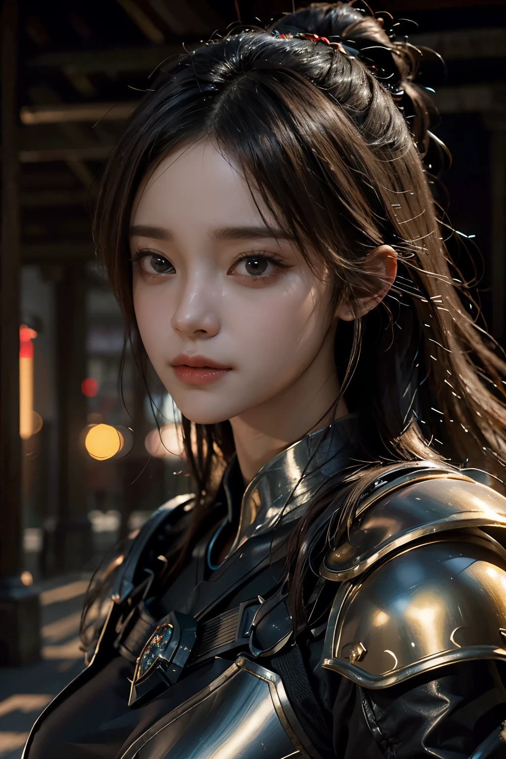 Game art,The best picture quality,Highest resolution,8K,(A bust photograph),(Portrait),(Head close-up:1.5),(Rule of thirds),Unreal Engine 5 rendering works, (The Girl of the Future),(Female Warrior),
20岁少女,((Hunter)),An eye rich in detail,(Big breasts),优雅高贵,冷漠,勇敢的,
(Medieval-style fur combat clothing,Glowing magic lines,Animal skin clothing with rich details),Medieval Lady Knight,Medieval ranger,
拍照姿势,简单背景,Movie lights,Ray tracing,Game CG,((3D Unreal Engine)),oc渲染反射纹