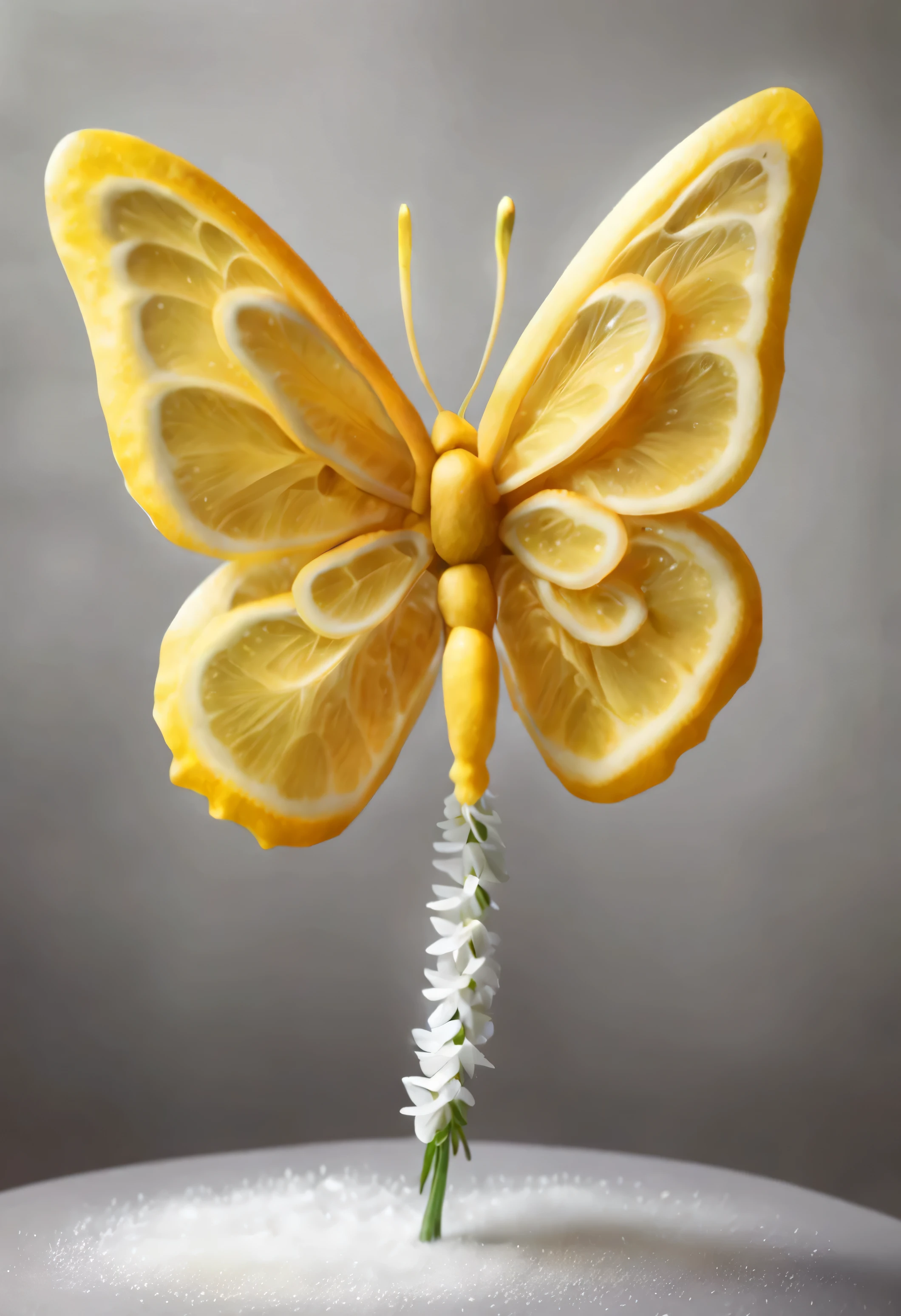 An ais-lmnsgr butterfly with delicate wings lands on a vibrant flower