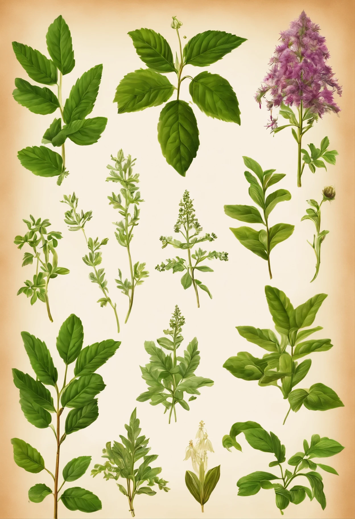 Make a cover page of biology project based on herbal medicinal plants and add there some real images of medicinal plants like tulsi, sorpogandha, shinkona, ashwagandha, basak, etc