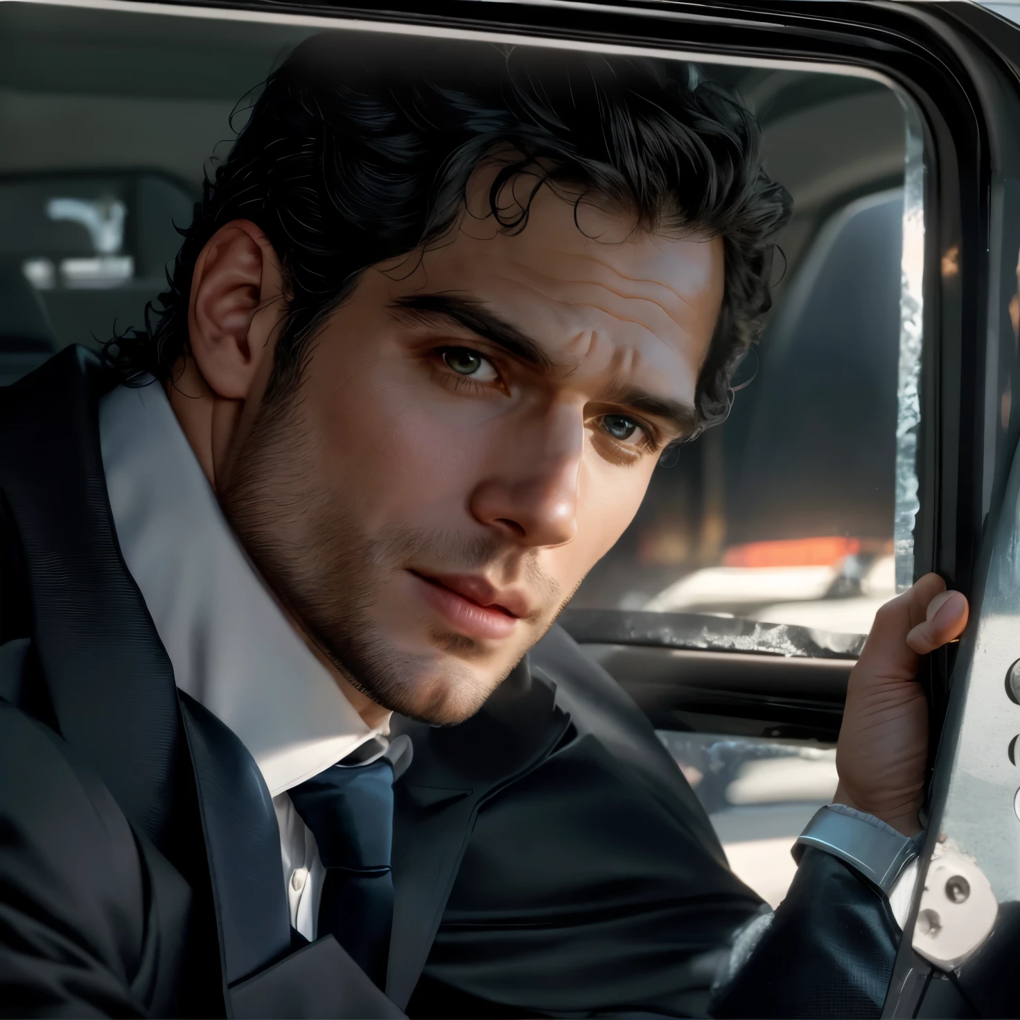 hay un hombre con traje y corbata apoyado en un coche, Henry Cavill, Henry Cavill as james bond, Harry Cavill, portrait of Henry Cavill, Henry Cavill!!!, Henry Cavill is a greek god, Henry Cavill as batman, Henry Cavill as a space marine, hombre guapo, Henry Cavill as a greek god, Henry Cavill as arthas menethil
