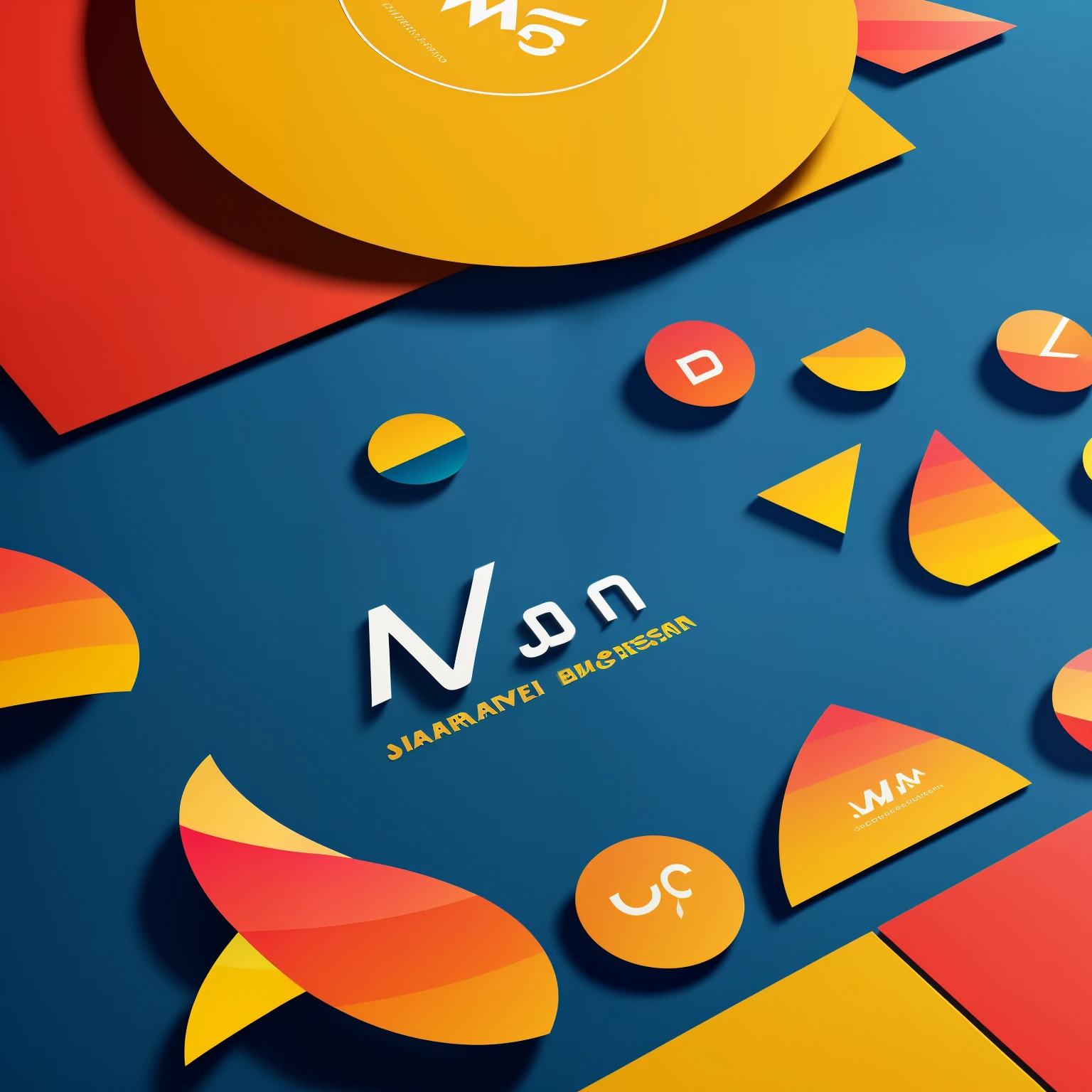 JM character design: Unique and stylish letters with brilliant colors, representing a simple yet sun-inspired design. Sun motif with sparkle effects adding a memorable and warm feeling. Exclusively for non-human brands. Exceptional logo creation.