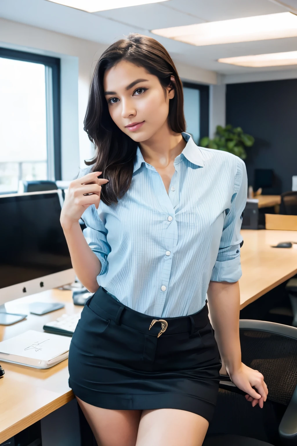 office working woman