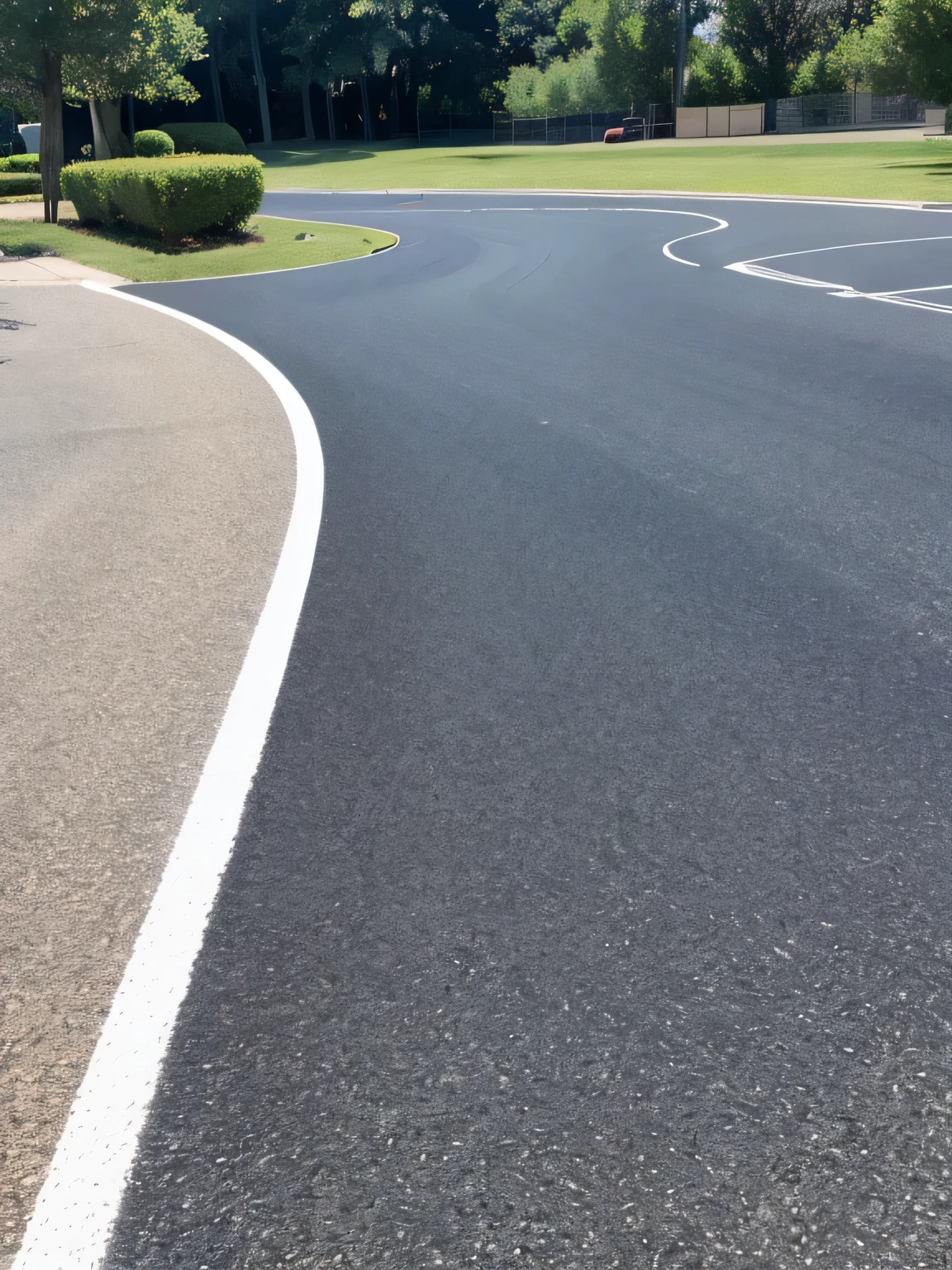 outdoor asphalt floor