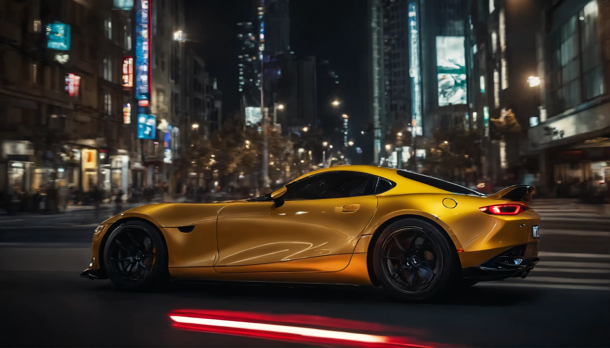 (ultra quality,8k,highres,masterpiece:1.2),ultra-detailed,(ultra-realistic,photorealistic,photo-realistic:1.37), Mazda RX7 III driving through the streets of Seoul Korea at night,portraits,landscape,night cityscape,glowing neon lights,vibrant colors,shadows and reflections,modern skyscrapers,fast and furious,exciting atmosphere,streets filled with energy,motion blur,dramatic perspective,deep contrast,urban life,city nightlife, street racing culture,high-performance sports car,city lights,light trails,fast cars,date night,need for speed.