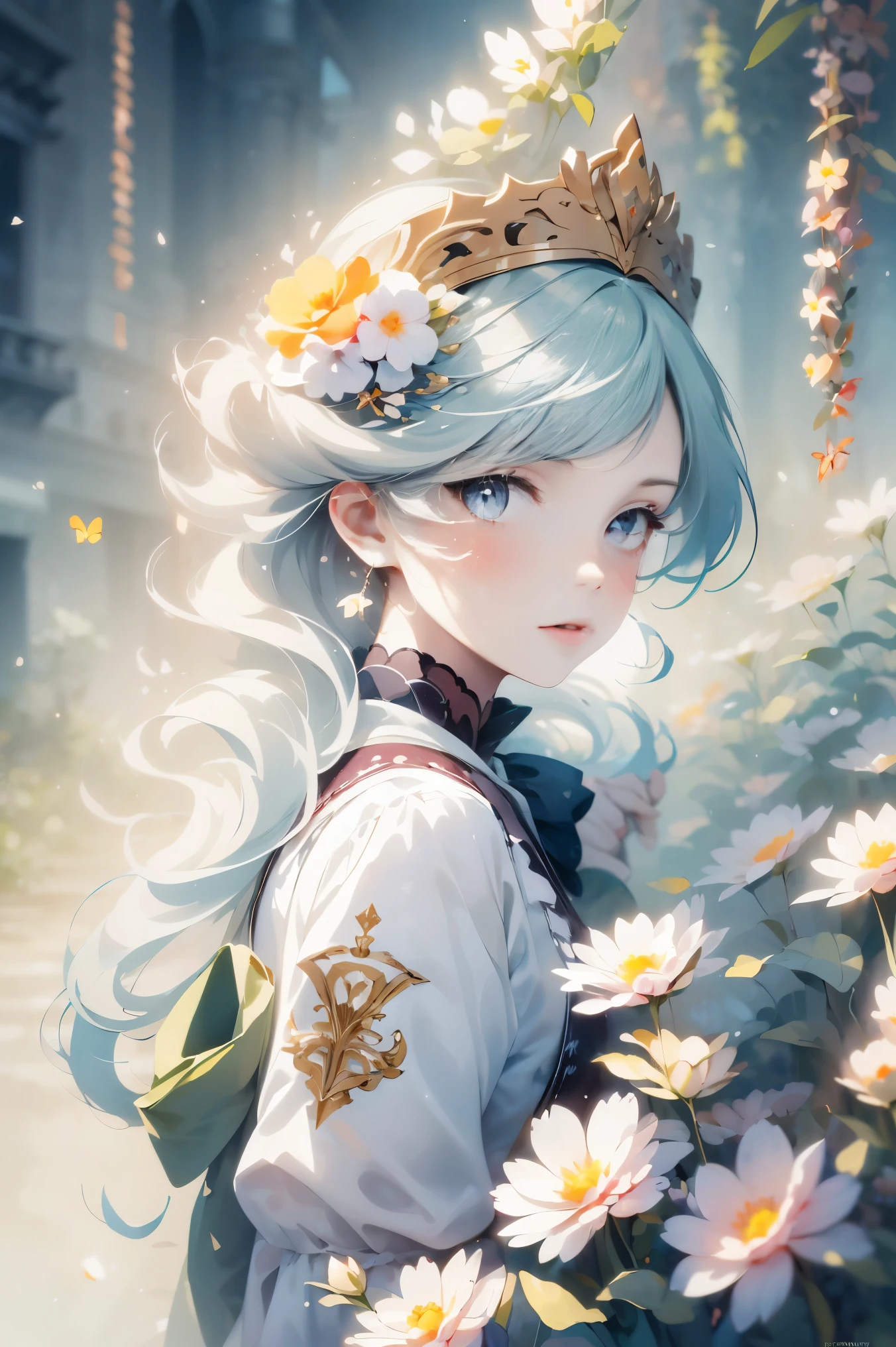 absurd, high resolution, Super detailed, (1 girl in:1.3), Design images with beautiful calligraphy, Comes with expressive fonts, benevolent prosperity, and craftsmen and skills