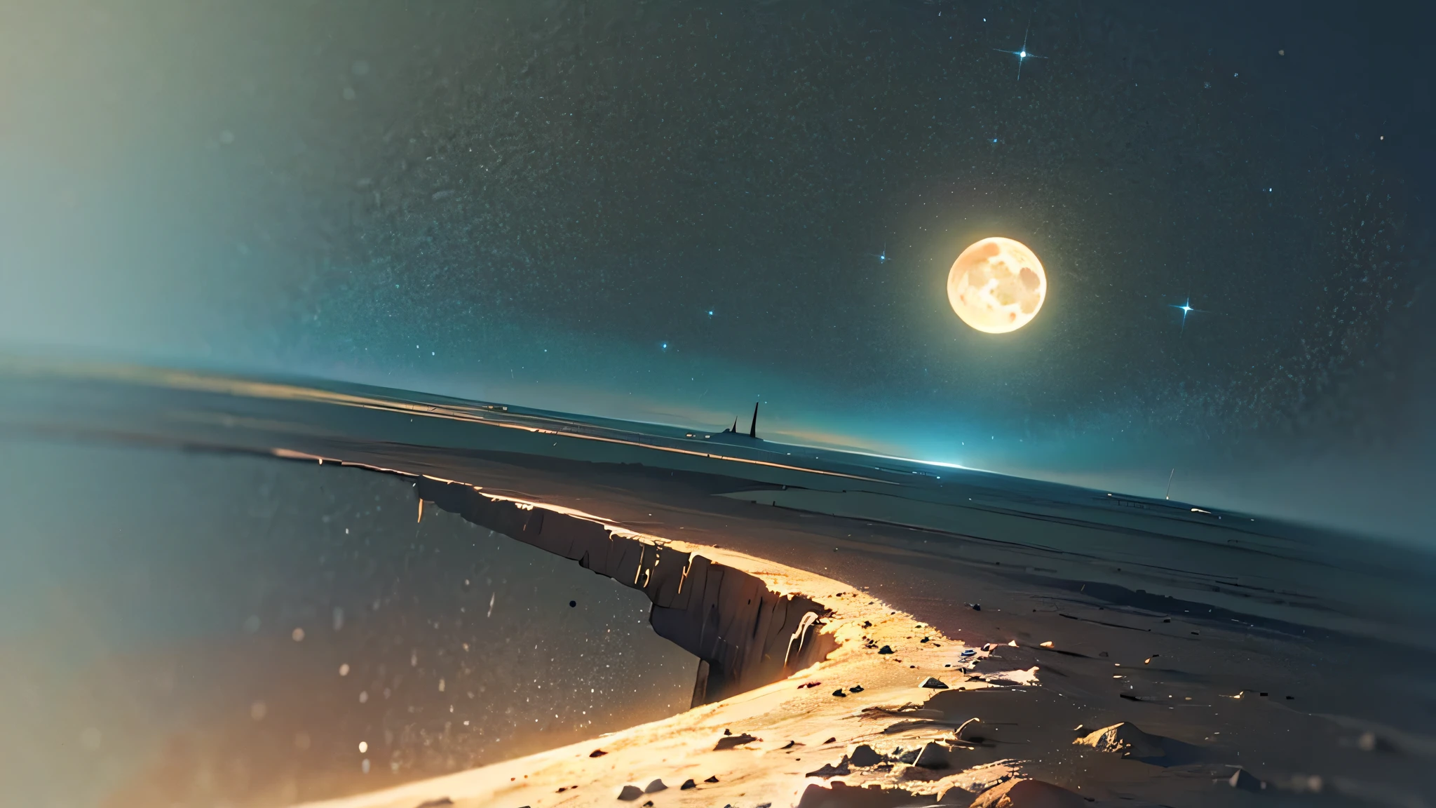 View from the moon