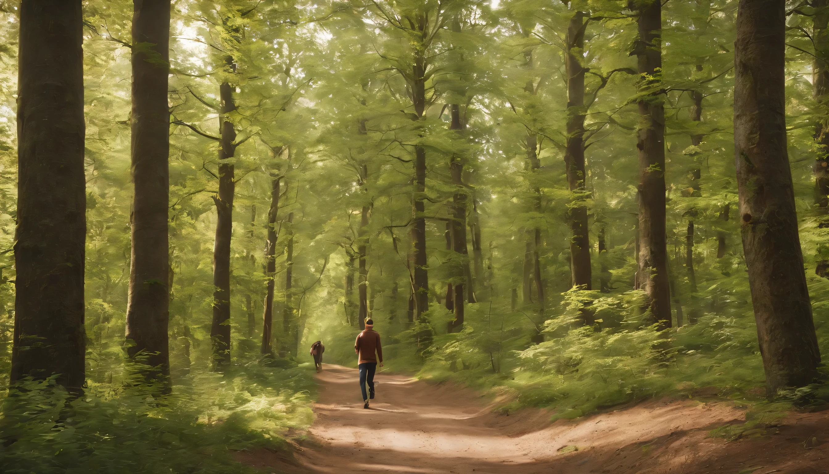 (Highly detailed CG Unity 8K wallpaper、masterpiece、highest quality、Super detailed)、(best lighting、best shadow、very delicate and beautiful)、highest quality、8K、Detailed facial depiction、masterpiece、highest quality、clear image quality、
fresh green tree々A photo of a walk through the tree-lined forest.