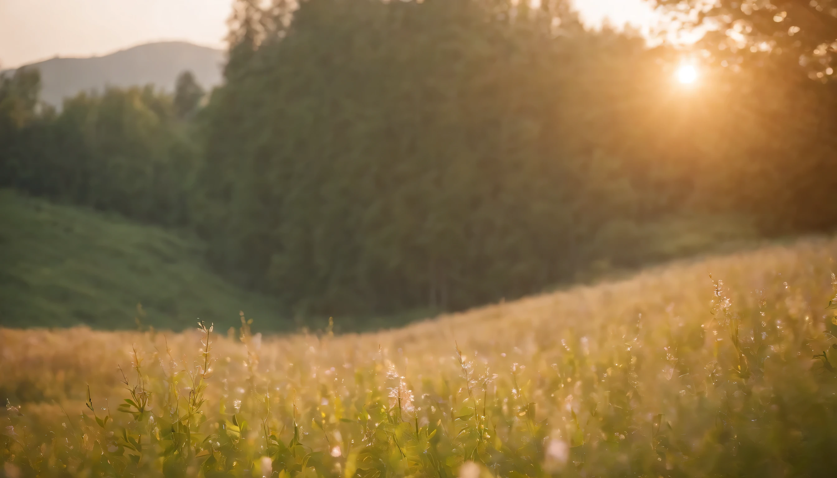 (Highly detailed CG Unity 8K wallpaper、masterpiece、highest quality、Super detailed)、(best lighting、best shadow、very delicate and beautiful)、highest quality、8K、Detailed facial depiction、masterpiece、highest quality、clear image quality、
A photo of a rural landscape dyed in the spring evening