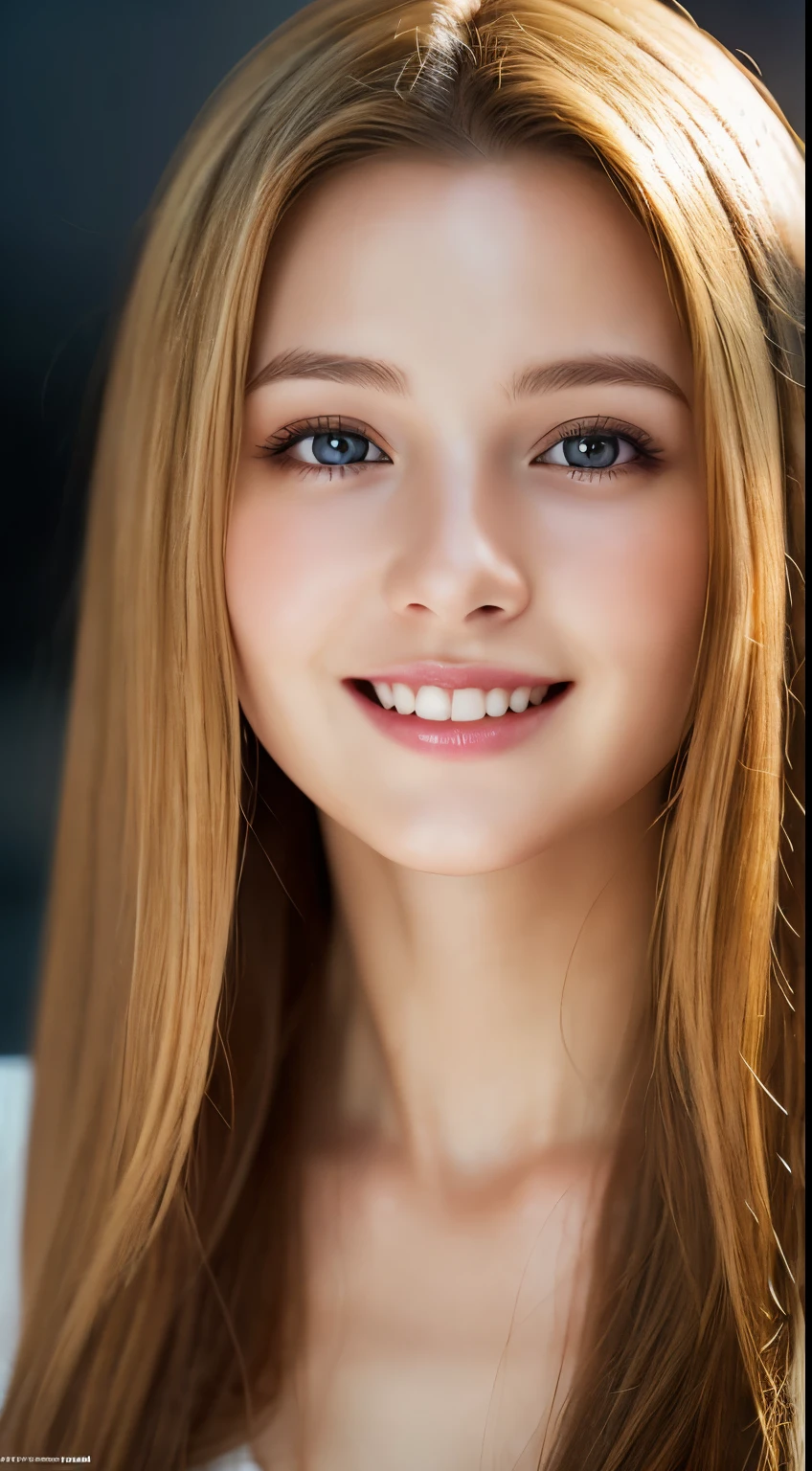 (1 girl), alone, Super cute, wonderful face and eyes, (beautiful nice smile), blonde hair, (Highly detailed beautiful face), bright and shiny lips, (highest quality:1.4), (super detailed), (surreal, Photoreal:1.37), fair skin, Highly detailed CG integrated 8k wallpaper, RAW photo, professional photos, cinematic lighting,German