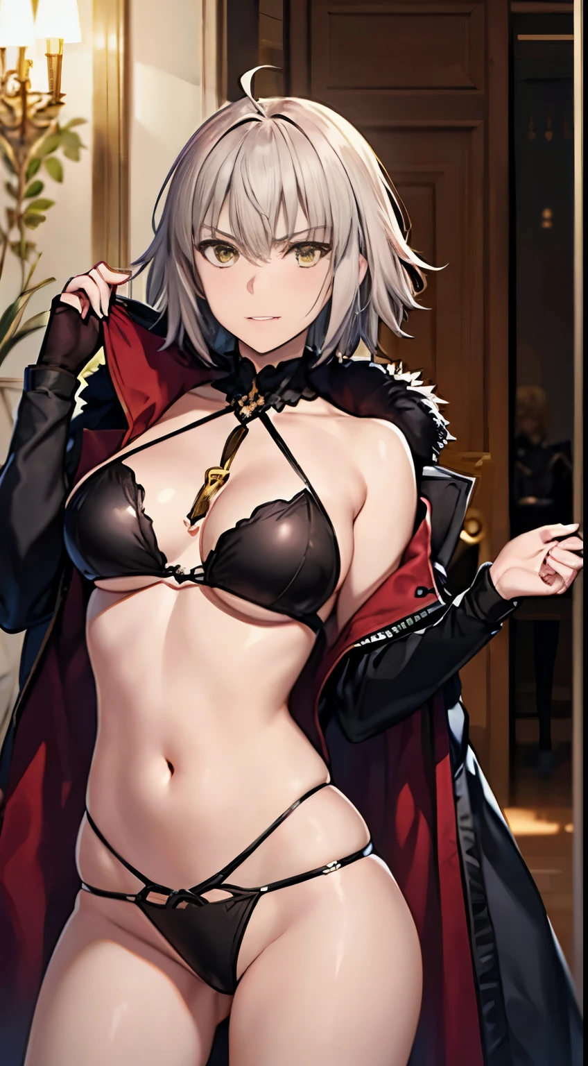2 girls,FGO,Arthur Pendragon,jeanne d'arc alter