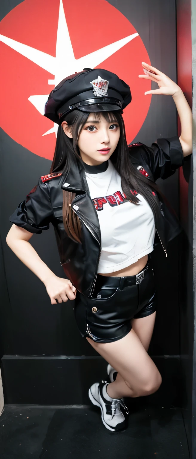 hell police idol、whole body、good style、、、、、、、、devil police hat