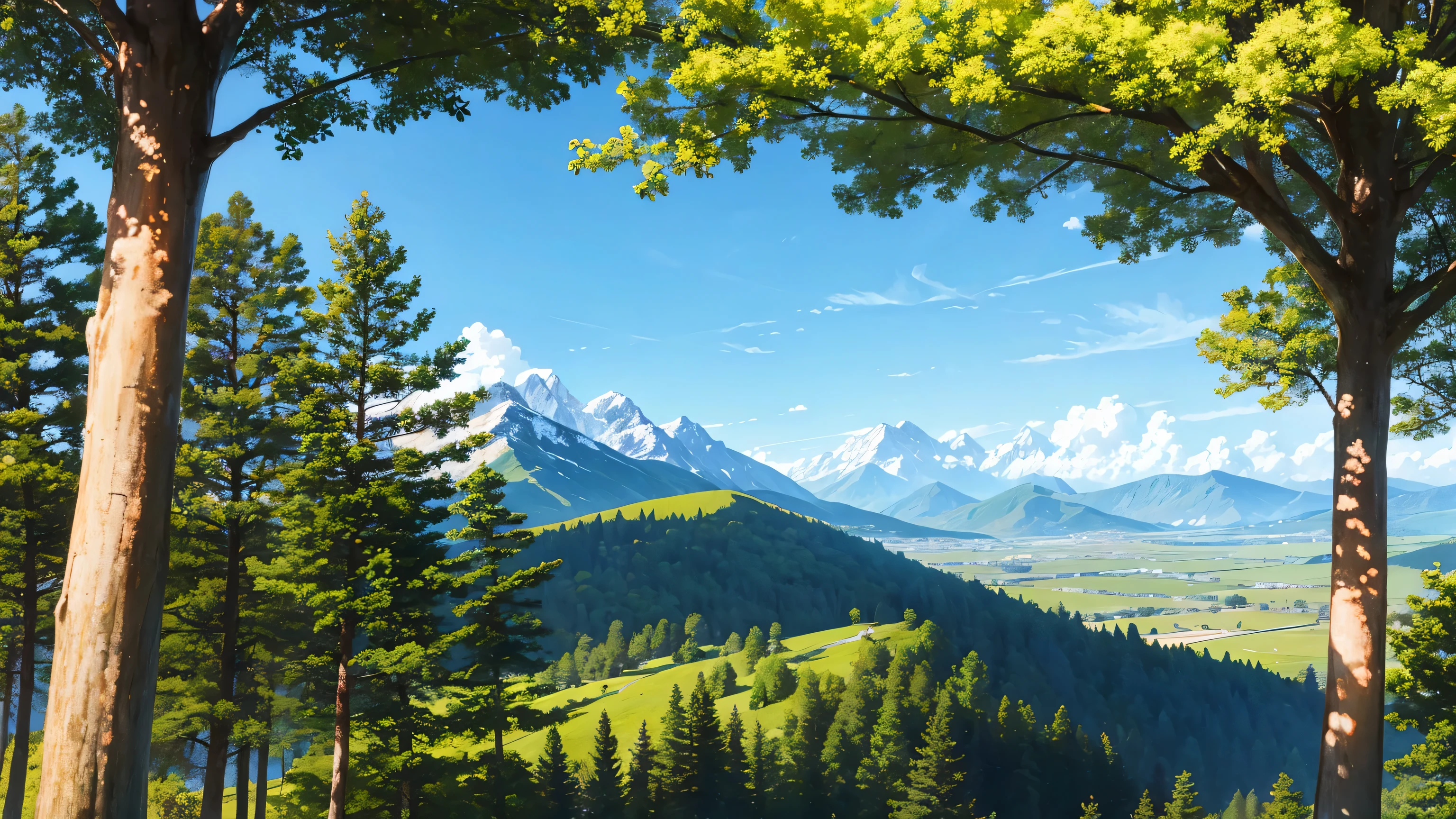 cabo de tierra biutty, trees and mountains