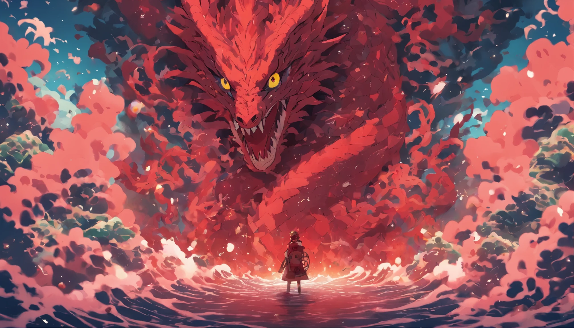atomic heart, dragon, sea
