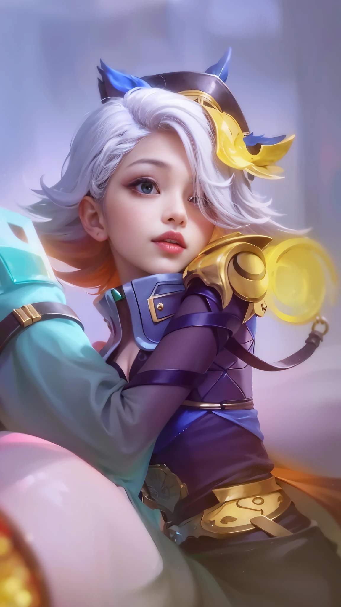 (8k, RAW photo, photorealistic:1.25) ,( lipgloss, eyelashes, gloss-face, glossy skin, best quality, ultra highres, depth of field, chromatic aberration, caustics, Broad lighting, natural shading,Kpop idol) looking at viewer with a serene and goddess-like happiness, a close up of a woman wearing a red hood like a ruby wearing a patch over one eye, shadowbringers cinematic, 4 k detail fantasy, a beautiful fantasy empress, game cg, xianxia fantasy, xianxia hero, 2. 5 d cgi anime fantasy artwork, cinematic goddess close shot, ruan jia and artgerm, wow 4 k detail fantasy, hyperdetailed fantasy character.