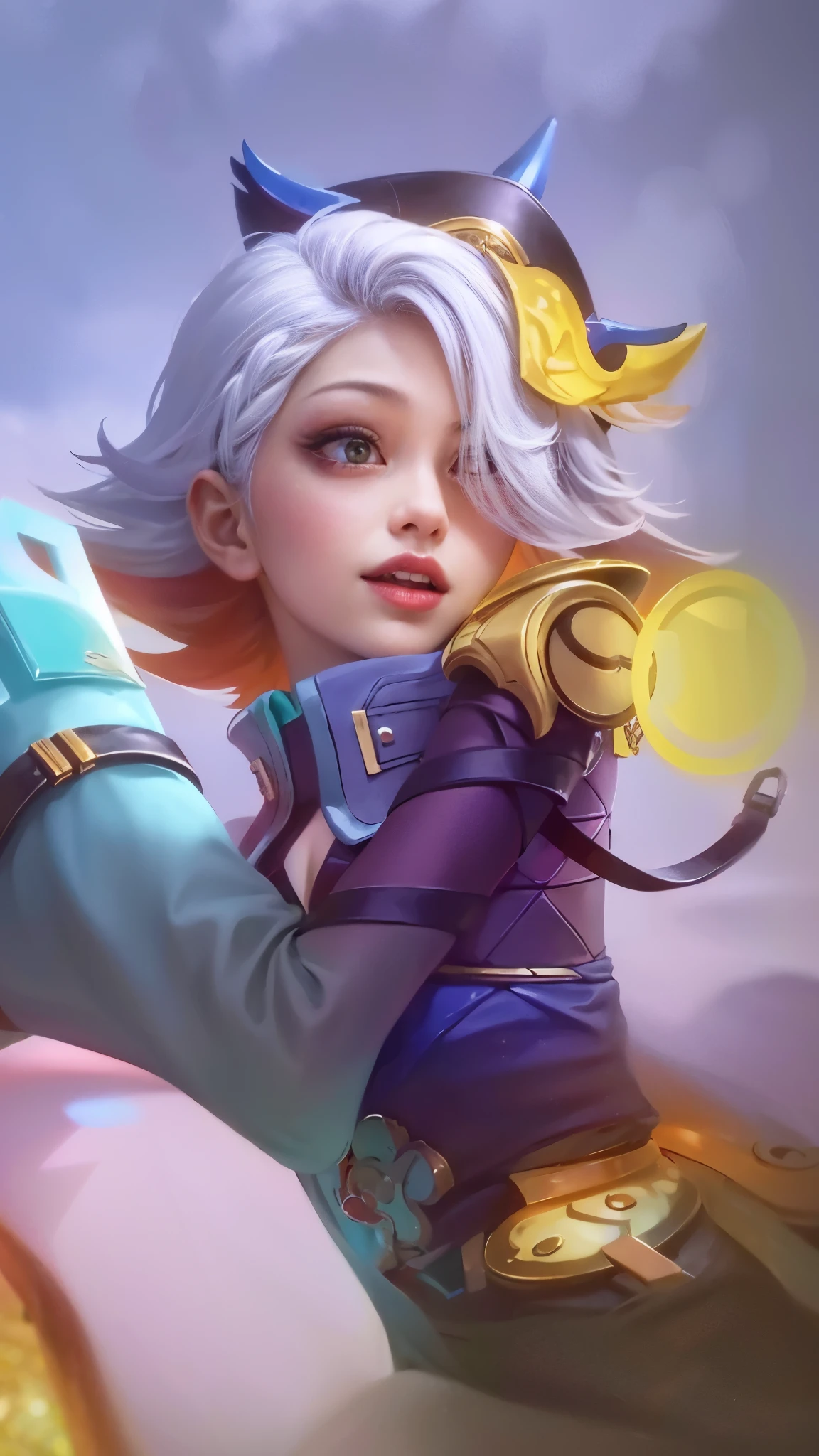 (8k, RAW photo, photorealistic:1.25) ,( lipgloss, eyelashes, gloss-face, glossy skin, best quality, ultra highres, depth of field, chromatic aberration, caustics, Broad lighting, natural shading,Kpop idol) looking at viewer with a serene and goddess-like happiness, a close up of a woman wearing a red hood like a ruby ​​wearing a patch over one eye, shadowbringers cinematic, 4 k detail fantasy, a beautiful fantasy empress, game cg, xianxia fantasy, xianxia hero, 2. 5 d cgi anime fantasy artwork, cinematic goddess close shot, ruan jia and artgerm, wow 4 k detail fantasy, hyperdetailed fantasy character.