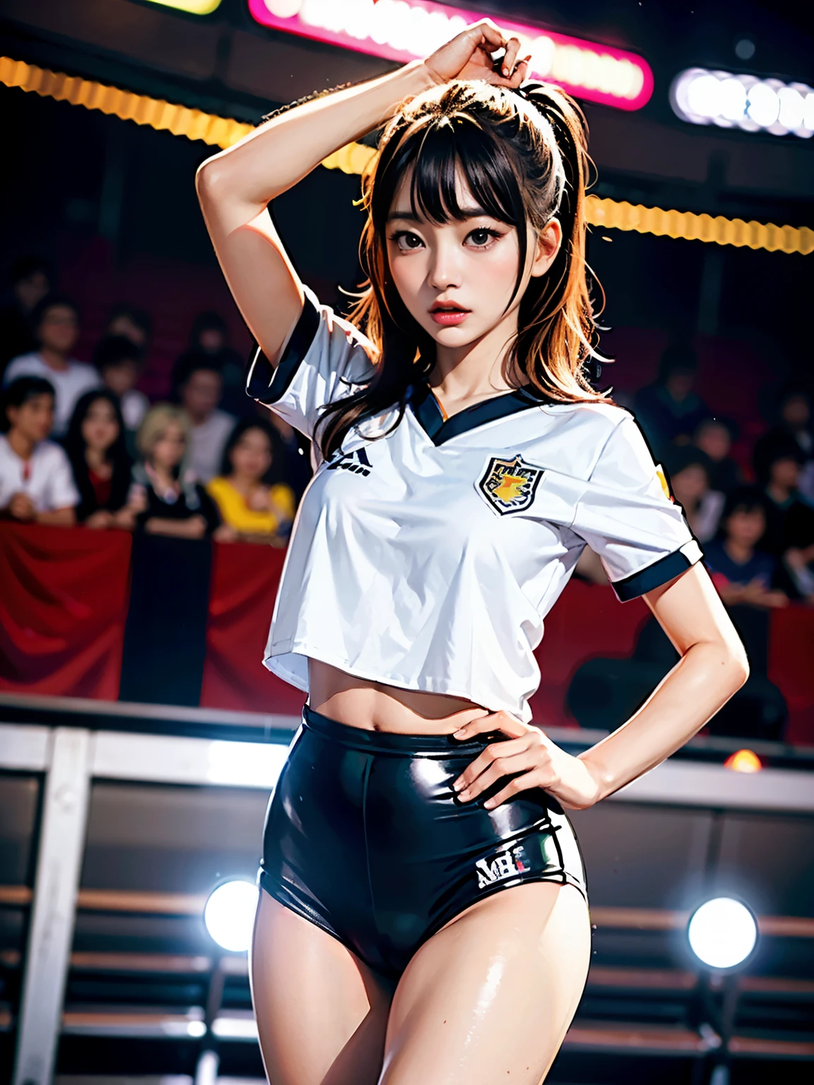 Asian woman in cheering uniform posing for photo, Nam Jae Young, TWICE's Tzuyu, Choi Hong Hwa, Lee Ji Eun, Lee Ji Eun, Park from to, Hwang Se-ha, korean female fashion model, beautiful korean woman, crystal, Saesong Yoon, korean girl, korean idol