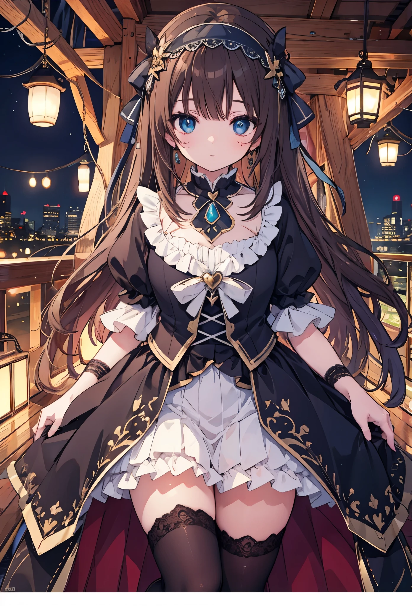 ((Highly accurate drawing in every detail)Extremely precise depiction)[High resolution],(detailed illustrations,Very detailed and precise drawing,Delicate drawn lines with tempo,Realistic texture expression),[color traced main line],[night park [night view],(HENTAI anime Girl (Pretty) 12 years old (low length[Plump])) (Cream brown hair[straight hair])((valentine&#39;s day magical girl)),(headband[((heart mark))chocolate])(chocolateカラーのケープ(puff sleeves)[Lace Ruffled Ribbon](Tiered skirt))[[low rise]Color stockings],[Silk Fabric][[The body is decorated and wrapped with ribbons.]],transparency [Soft ambient light] gravure [Colorful],(intricate and beautiful decoration [Dense detail]),(Fine and beautiful skin expression [transparency]),((Precisely drawn eyes))[完璧な目のdetailed((Beautiful eyes like jewels)Iris drawn in precise detail)[clearly drawn pupils]],[eyes light[Pinpoint lighting for the eyes]],[long and beautiful eyelashes],[precisely drawn hair [美しく艷やかな髪のdetailed]],(完璧な手のdetailed [Beautiful fingers with no damage [beautiful nails]]),(perfect anatomy(perfectly balanced proportions))[[full body portrait]],[ideal color coordination(Accurate simulation of light and material interactions)],([Precision Detail](detailed,High definition)),[[Pale and gentle colors]][Visual art that tells a story].