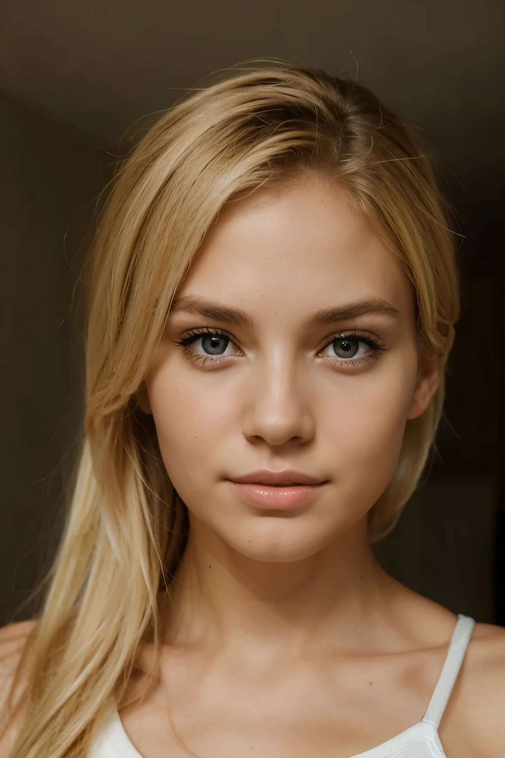 beautiful blonde girl, portret, ultra realistic, ultra skin